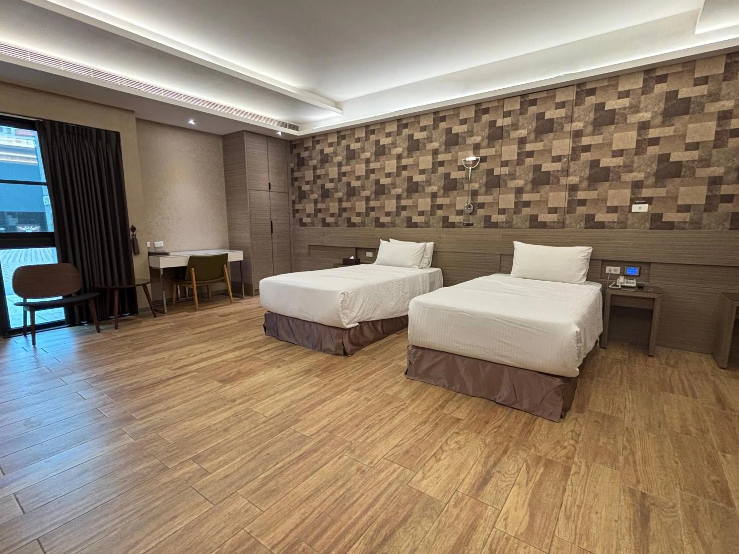 Bed in Romantic Code Art Motel