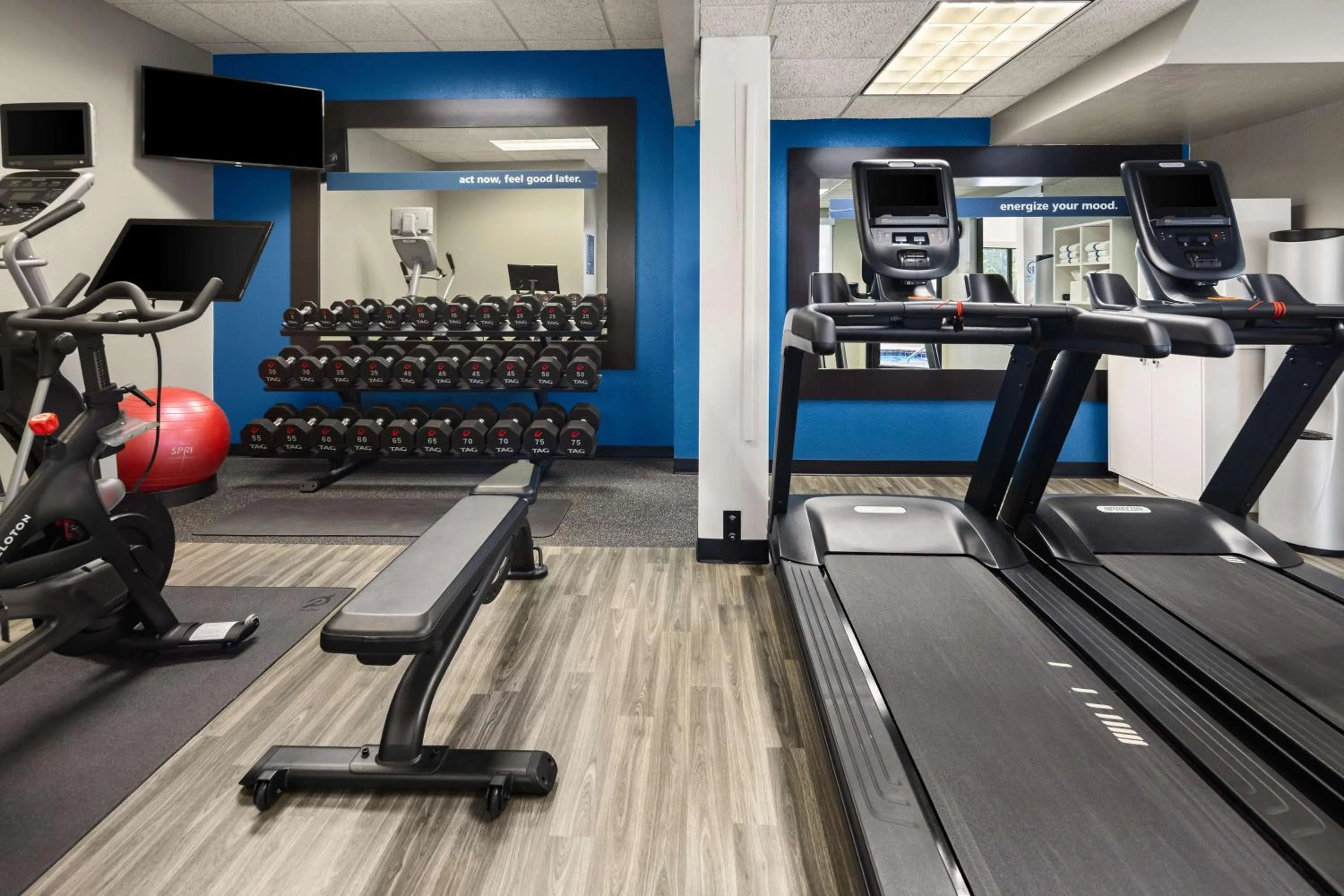 Fitness centre/facilities in Hampton Inn Minneapolis Northwest Maple Grove