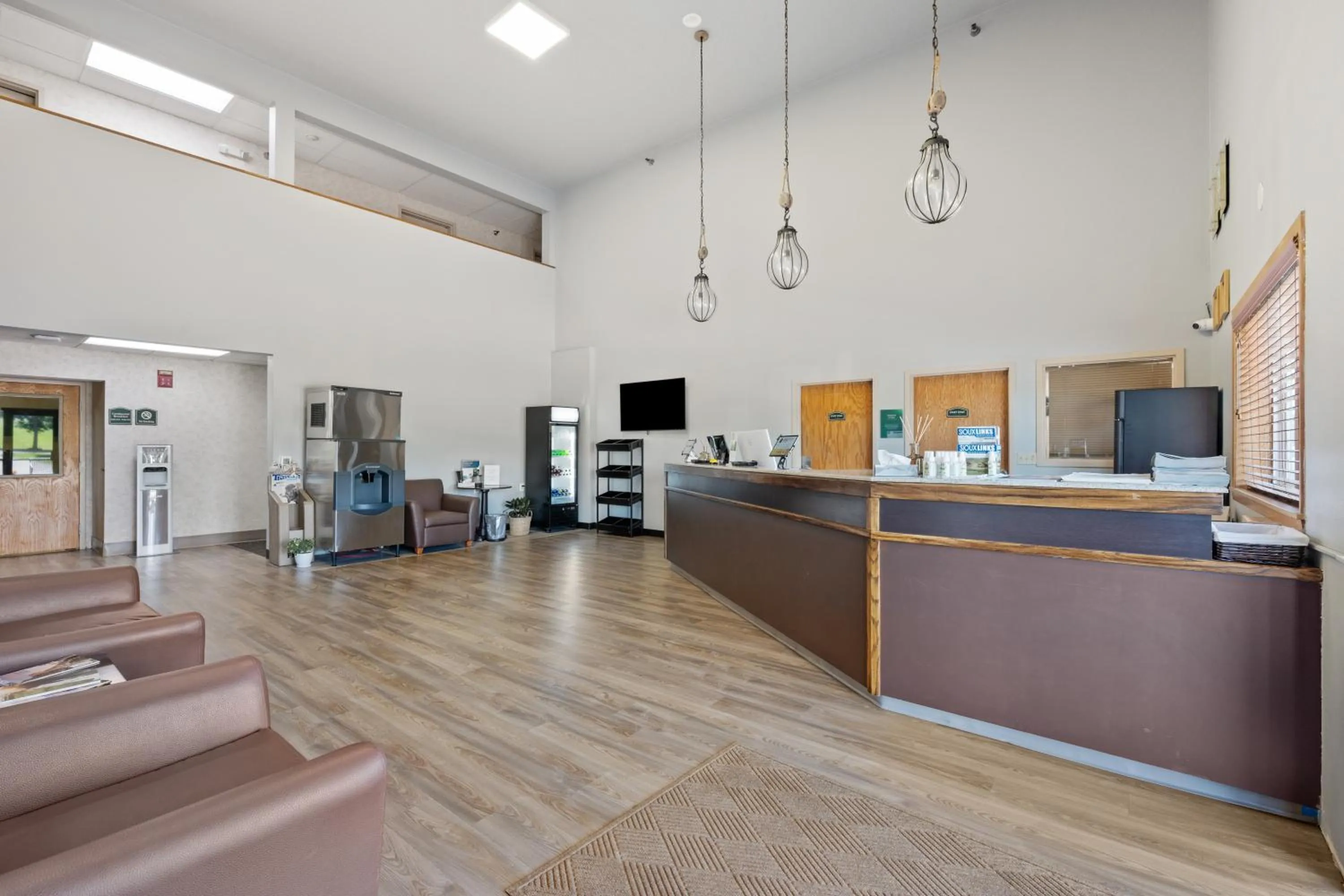 Lobby or reception in Quality Inn Spearfish I-90