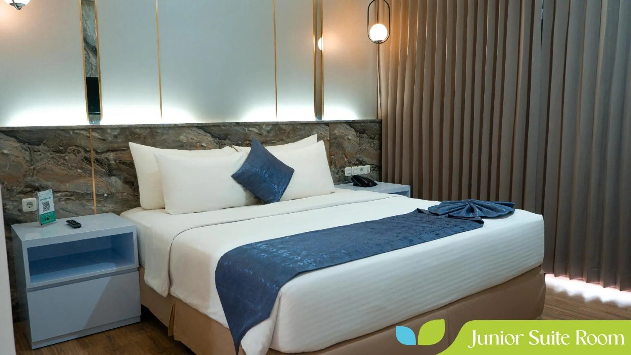 Bed in Hotel Ayola Sunrise Mojokerto