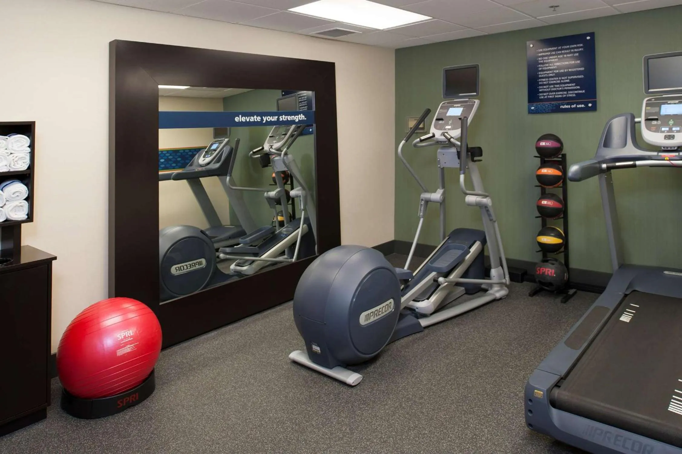 Fitness centre/facilities in Hampton Inn & Suites Kokomo