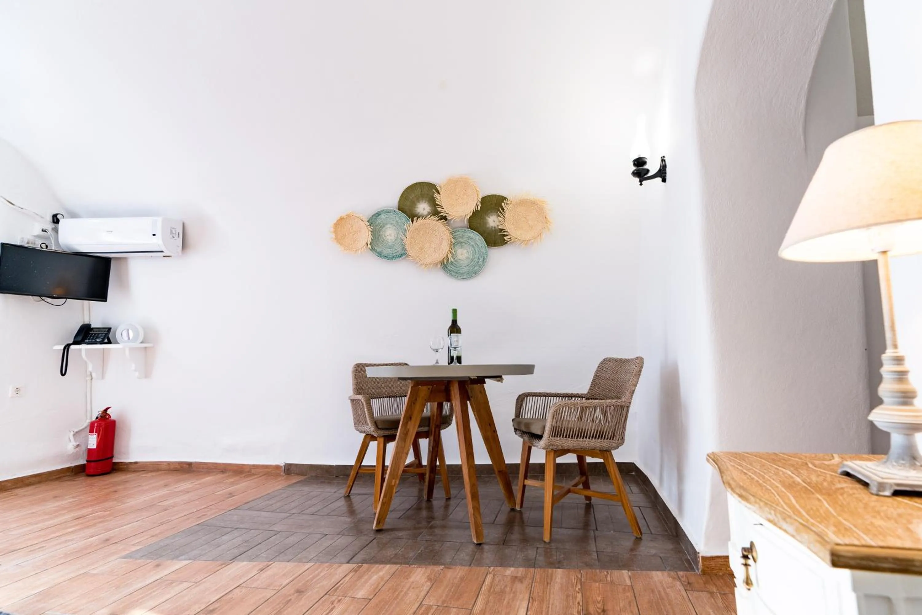 Dining area in Aspa Caves