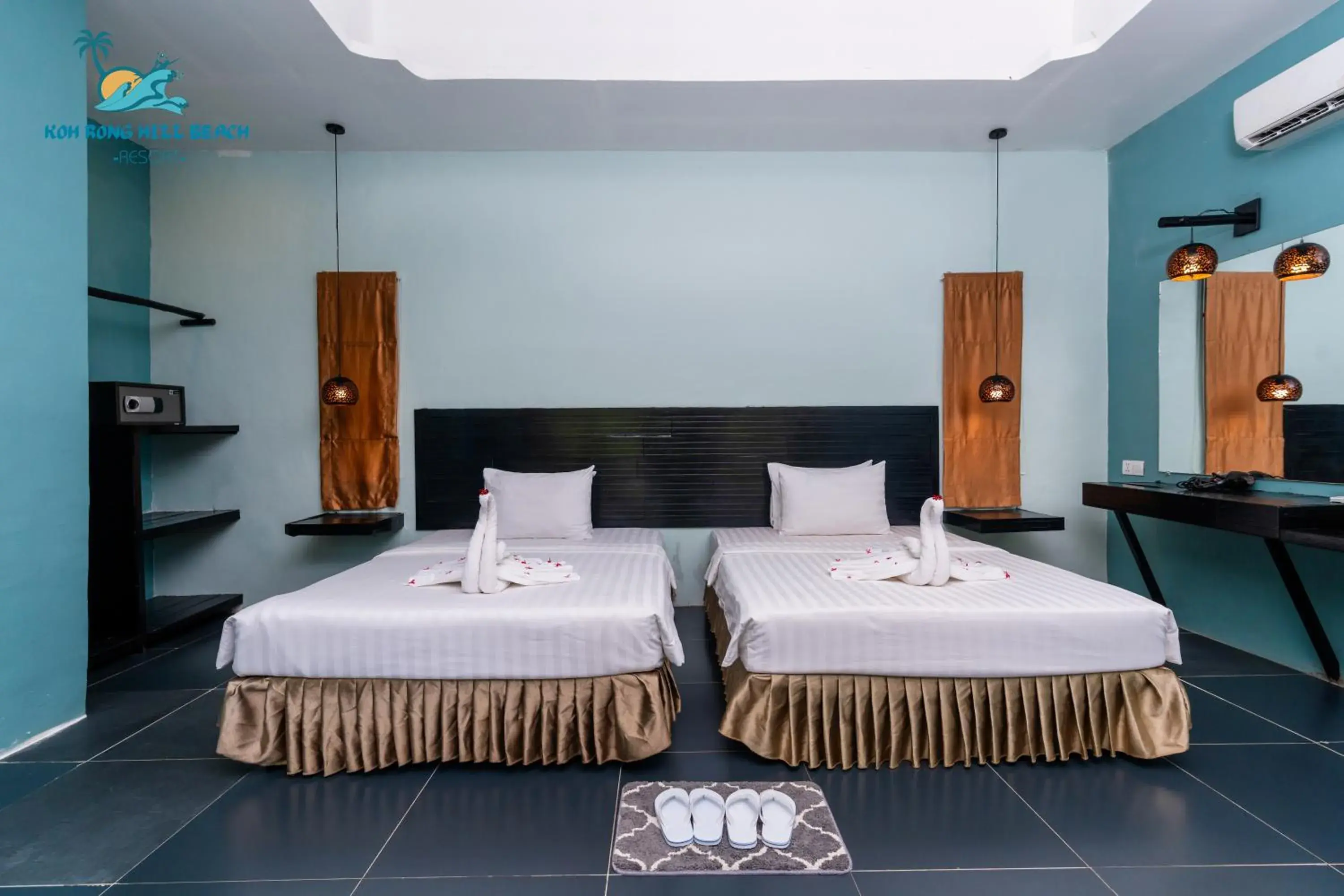 Classic Twin with Garden View in Koh Rong Hill Beach Resort Classic Twin with Garden View in Koh Rong Hill Beach Resort