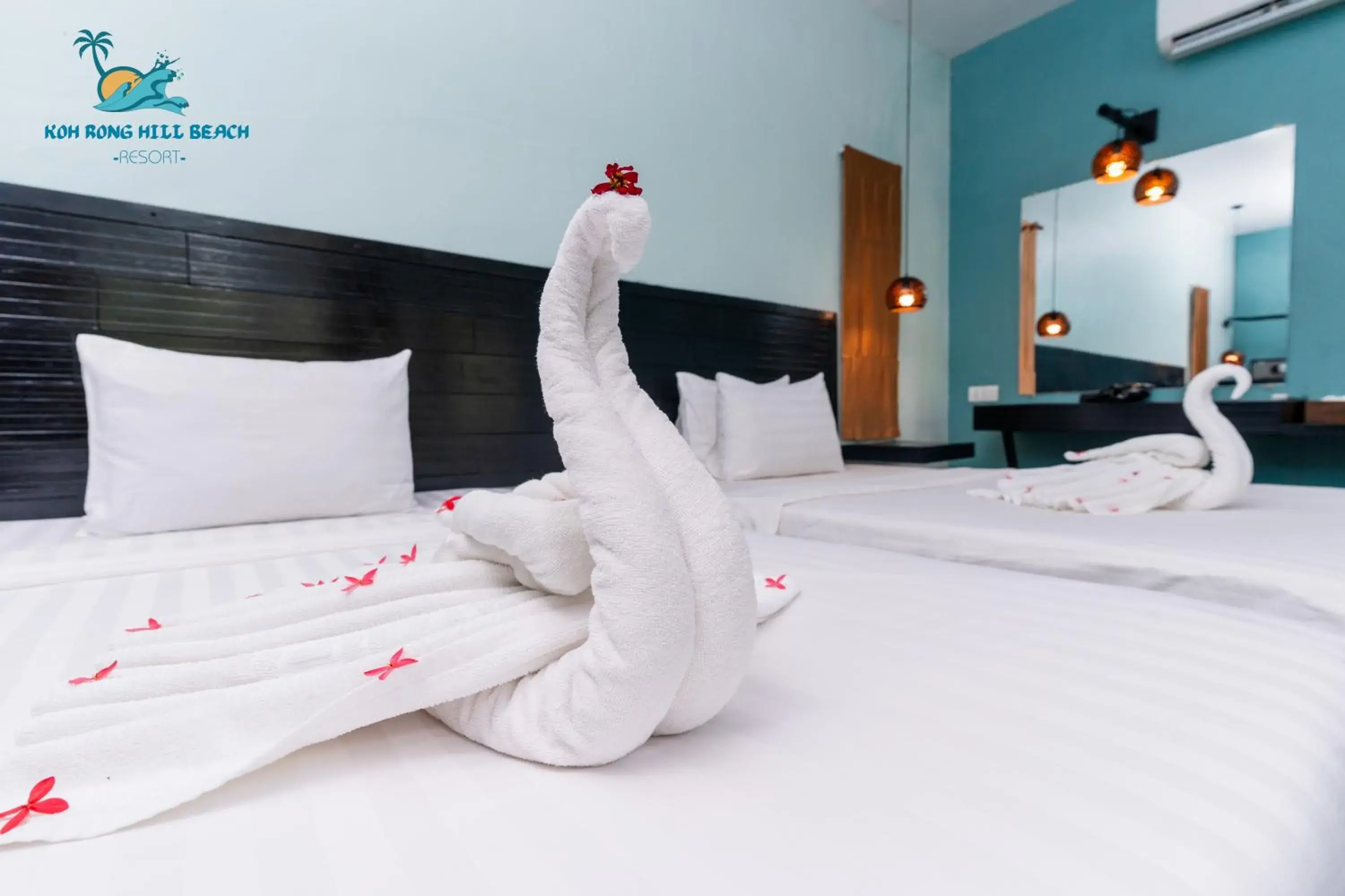 Classic Twin with Garden View in Koh Rong Hill Beach Resort Classic Twin with Garden View in Koh Rong Hill Beach Resort