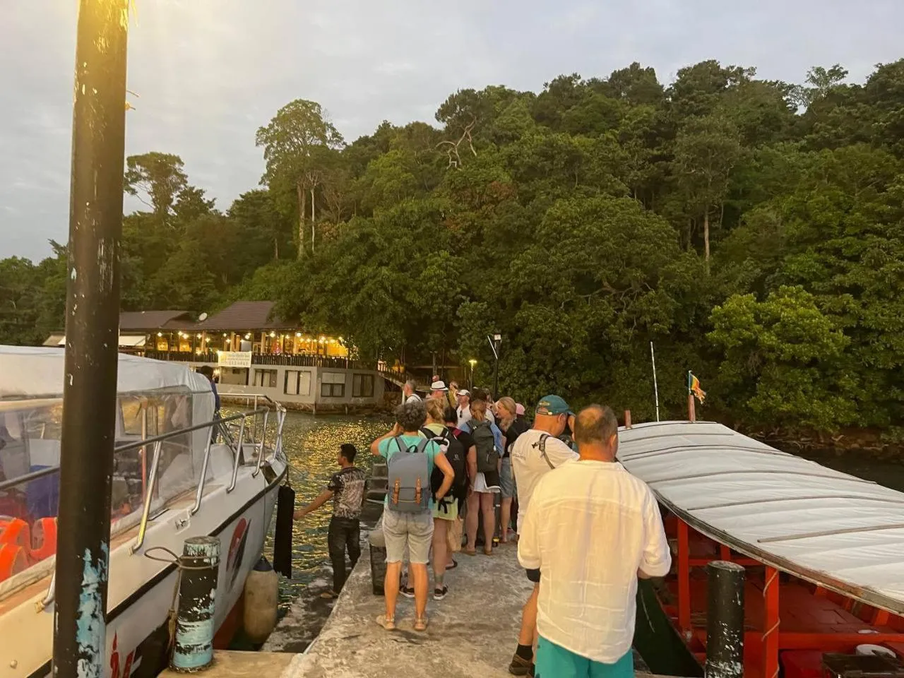 People in Koh Rong Hill Beach Resort