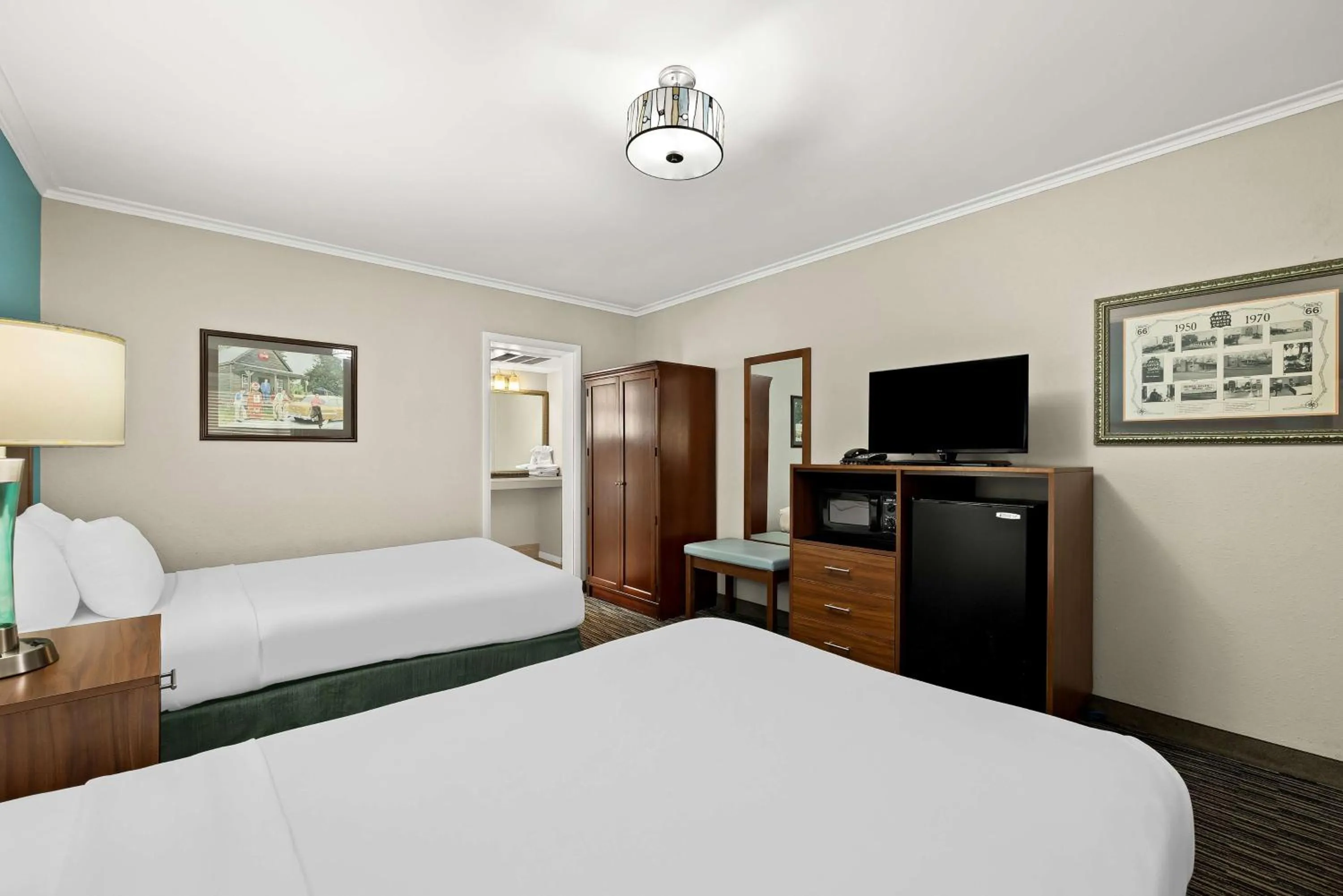 Bedroom, Bed in Best Western Route 66 Rail Haven