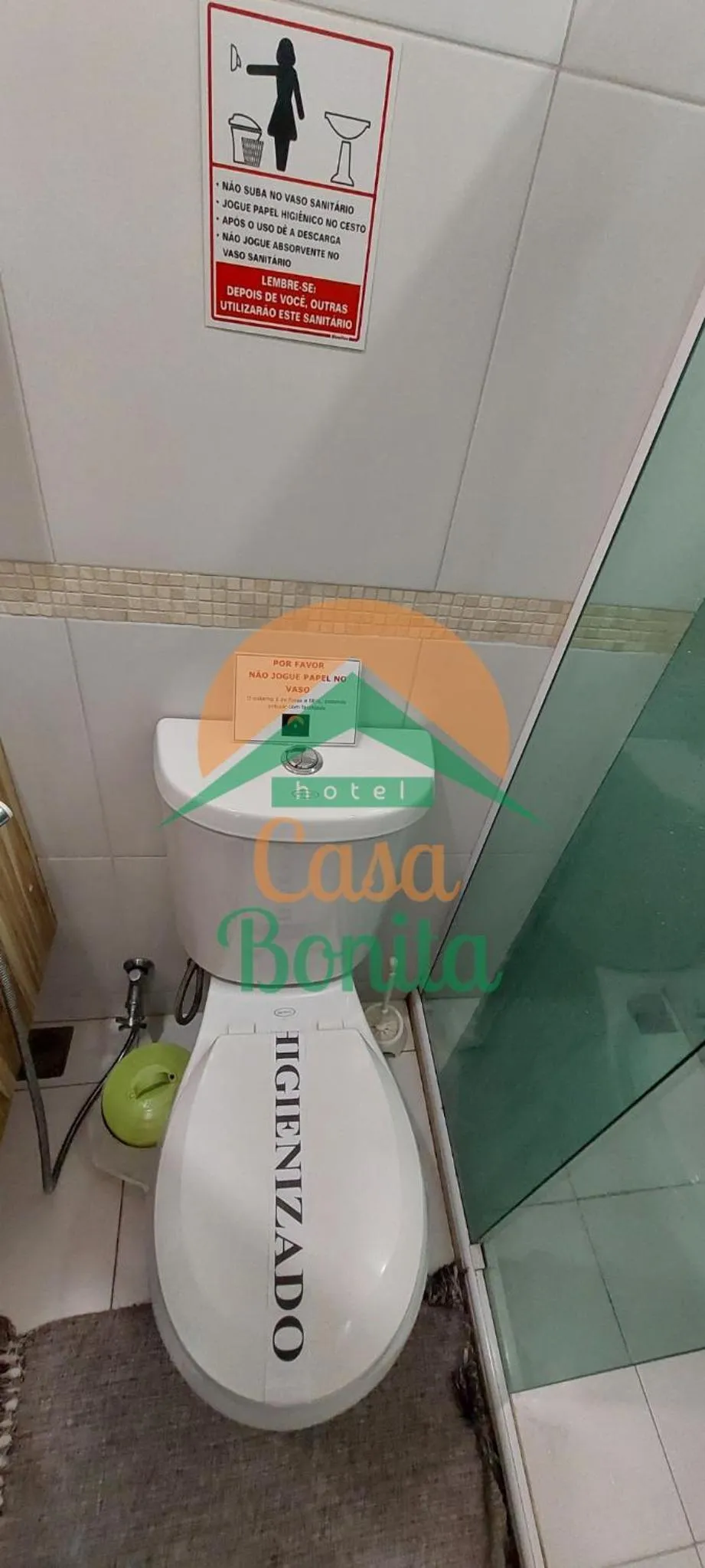 Toilet in Hotel Casa Bonita