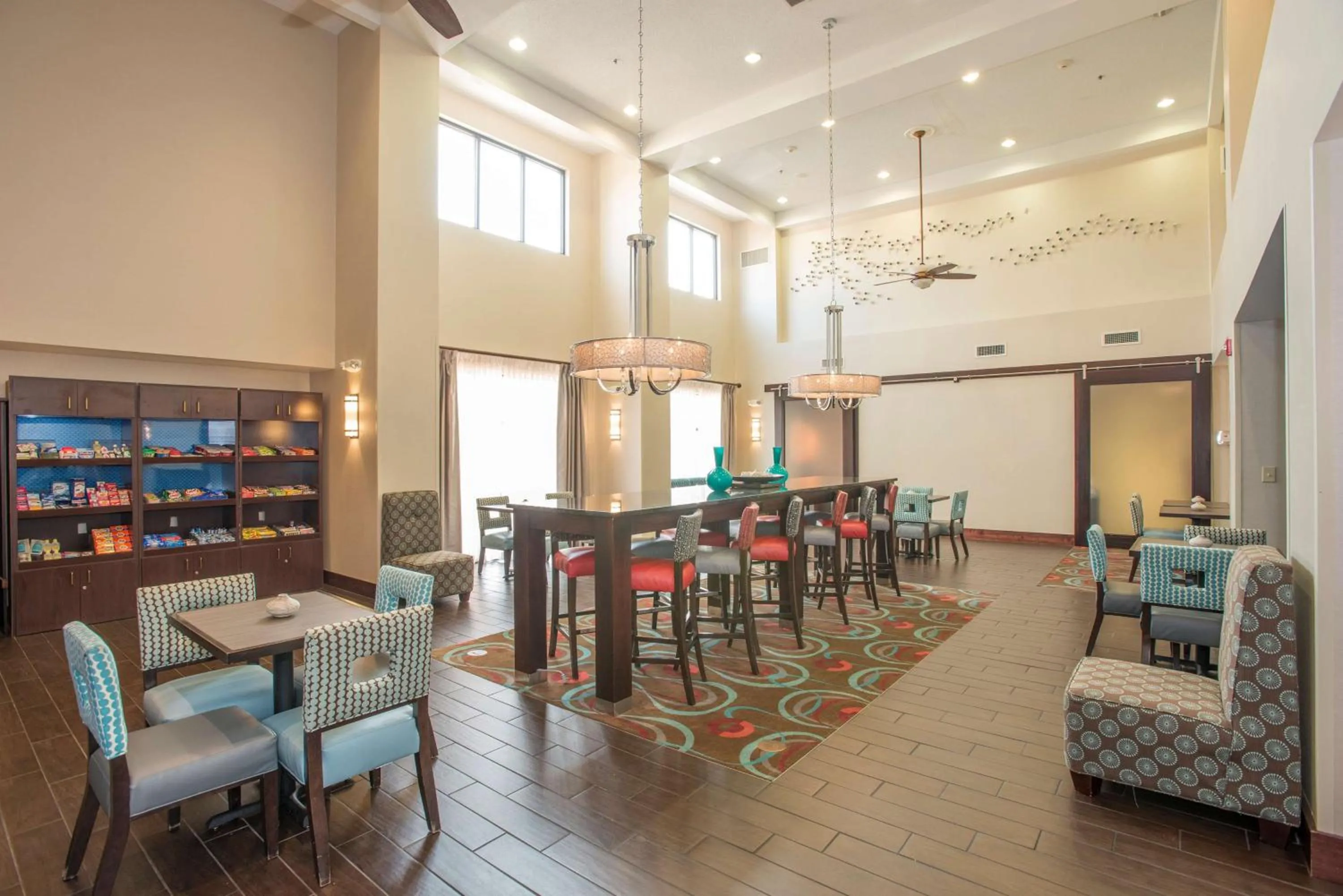 Lobby or reception in Hampton Inn & Suites Dayton-Airport