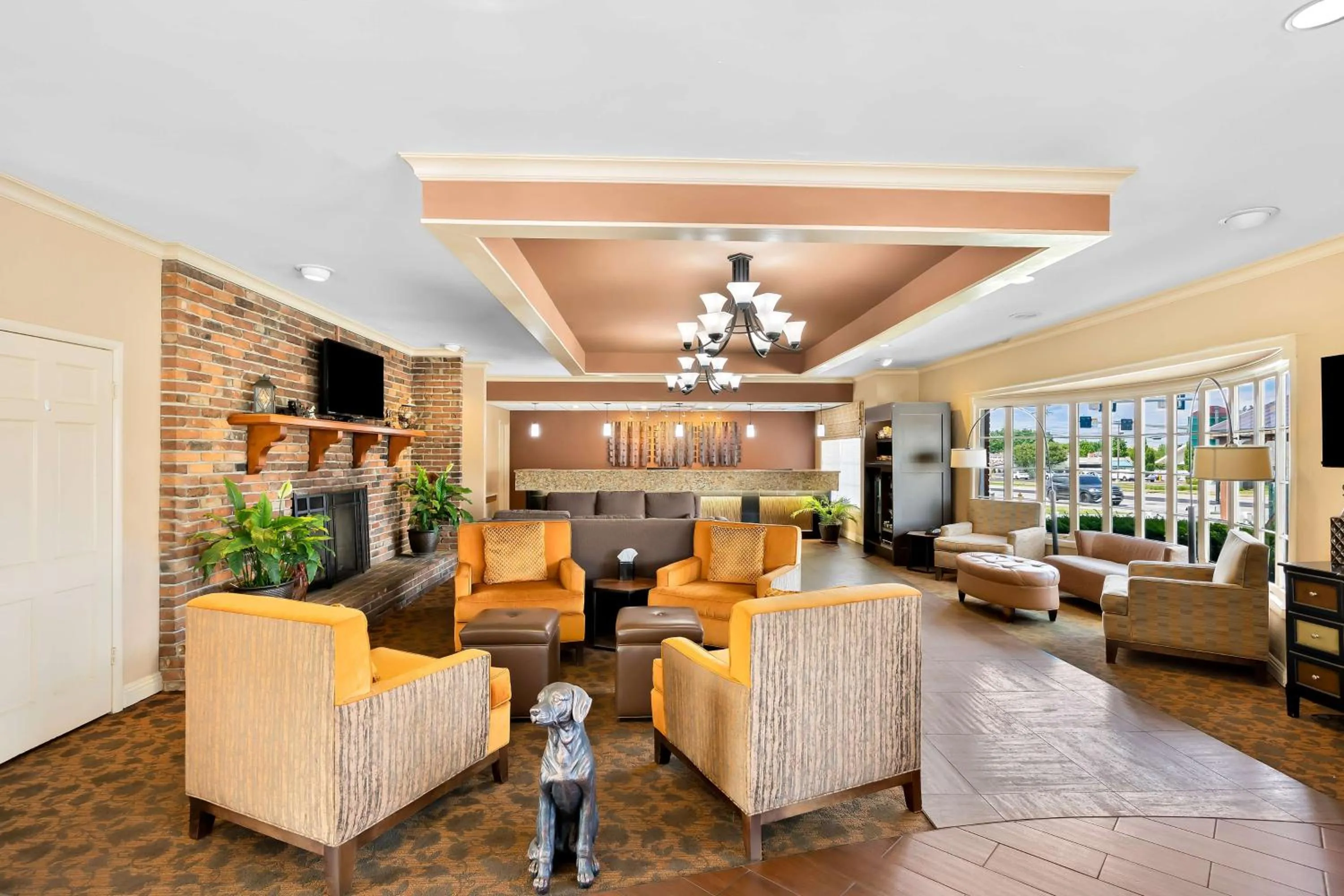 Lobby or reception in Best Western Coach House