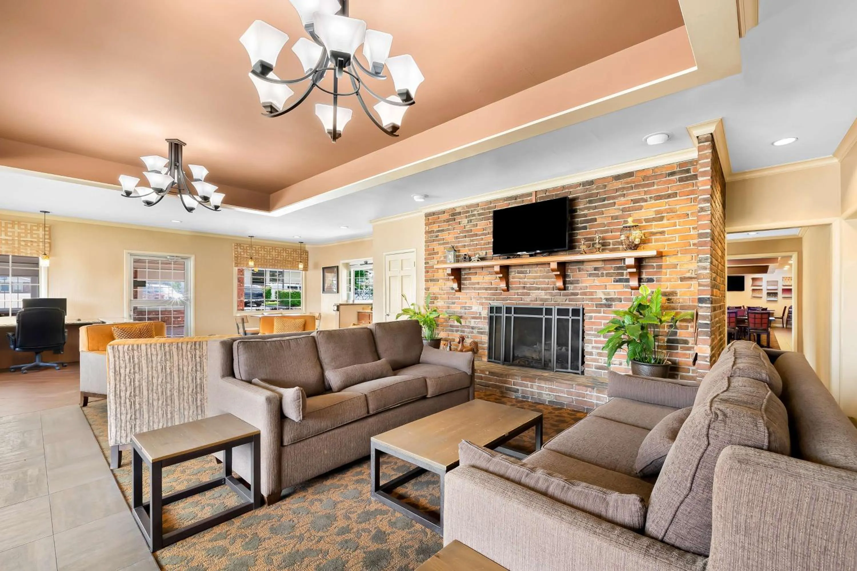 Lobby or reception in Best Western Coach House