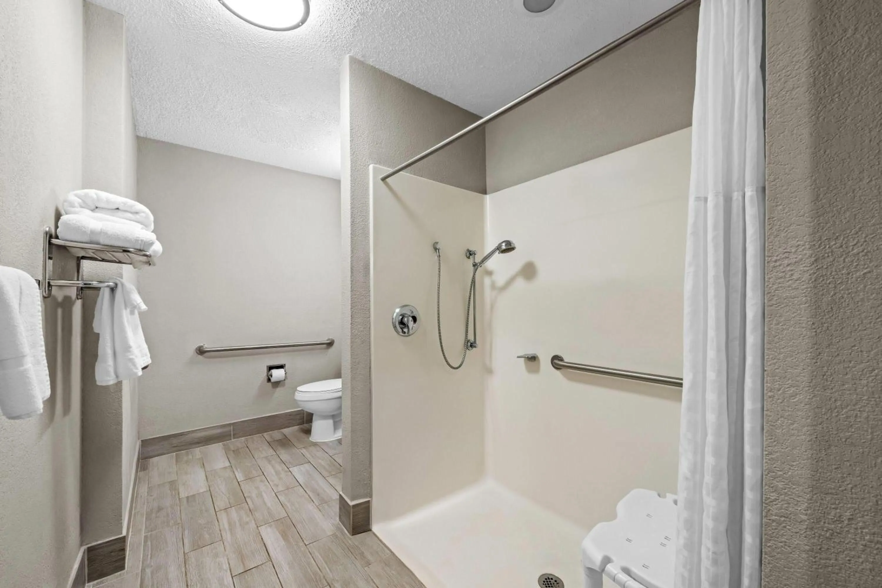 Shower in Microtel Inn & Suites by Wyndham Statesville