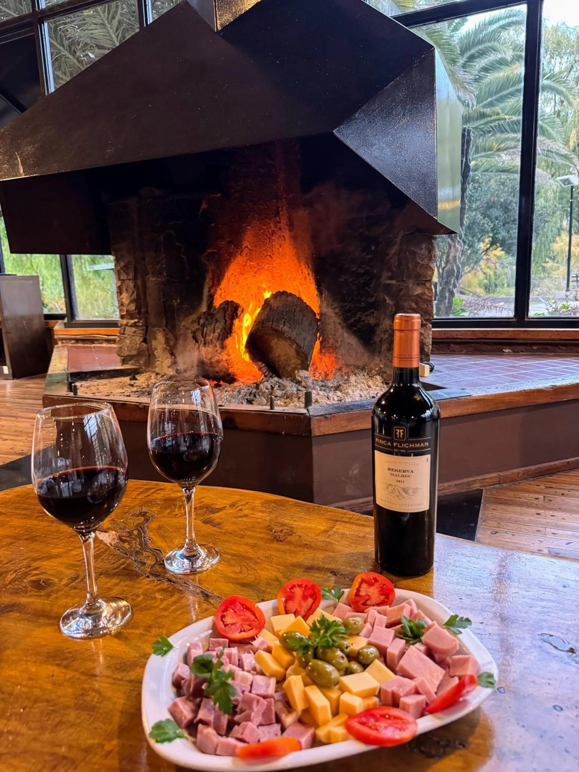 Living room in Hotel Valle Grande