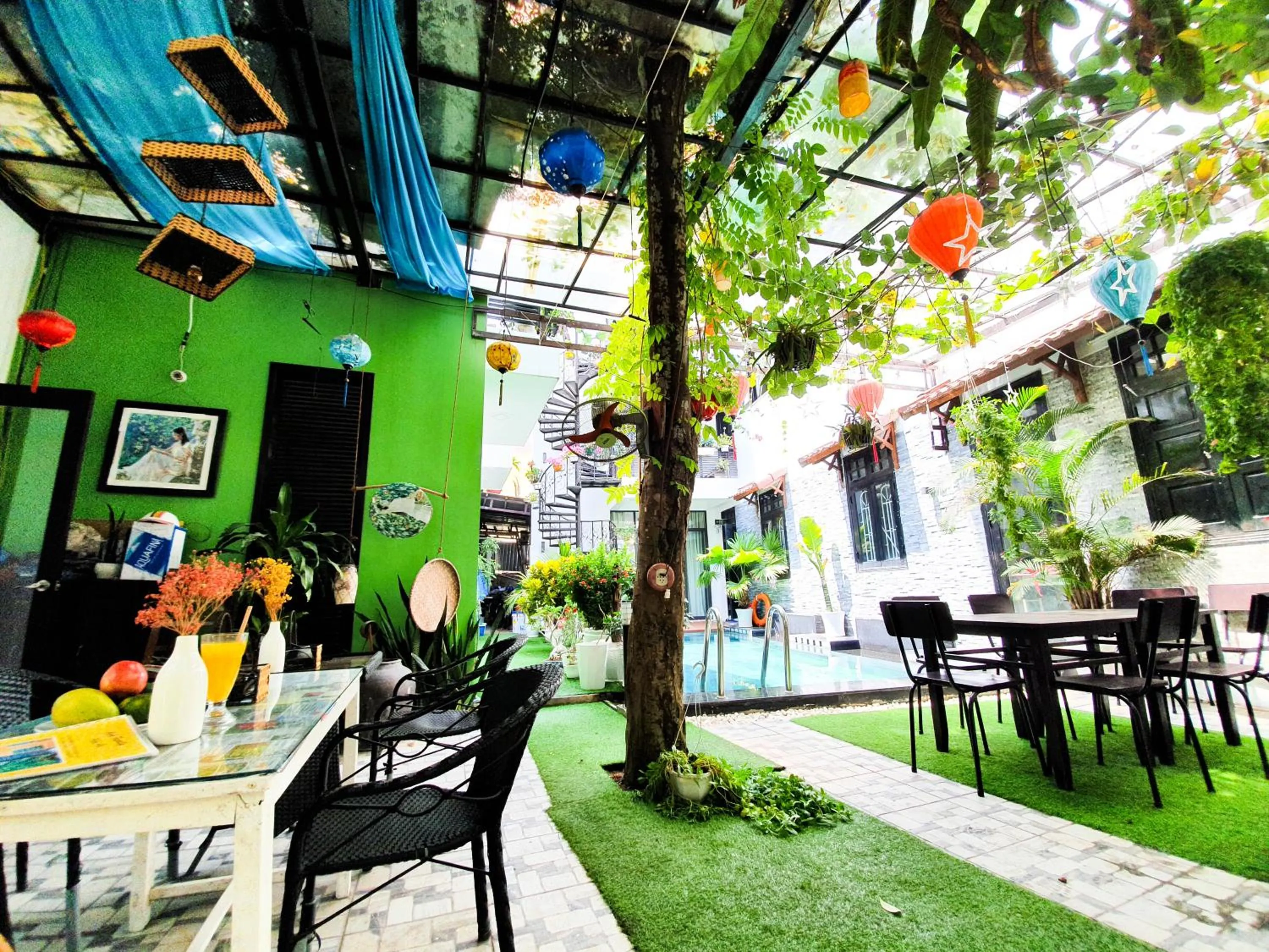 Patio in Anh Family Homestay