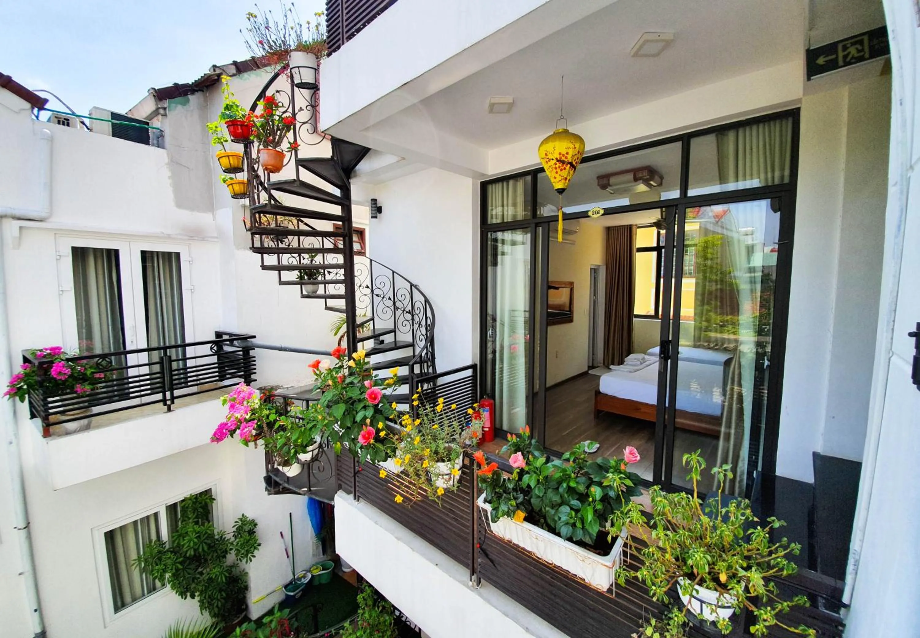 Balcony/Terrace in Anh Family Homestay