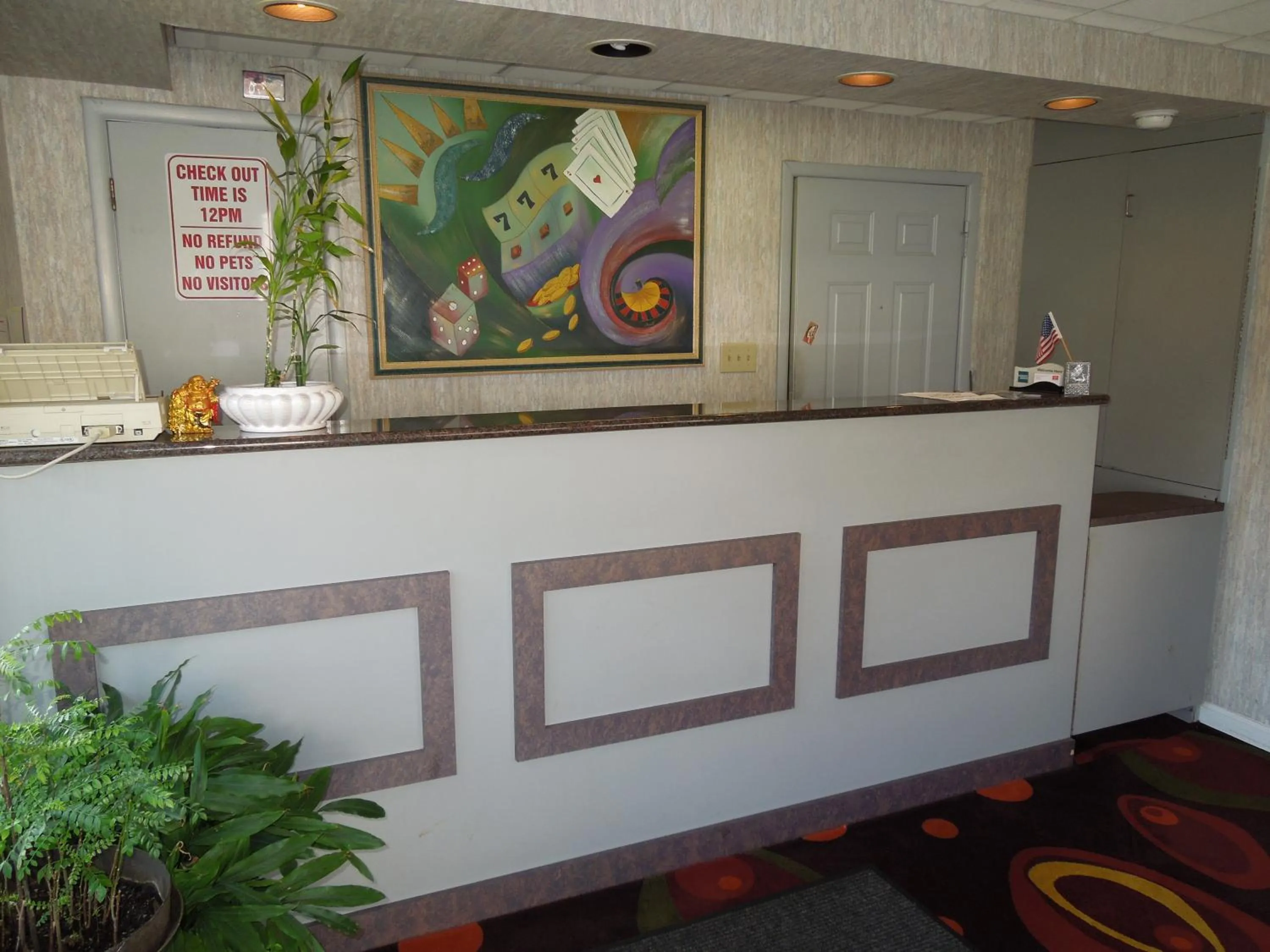 Lobby or reception in Red Carpet Inn Absecon