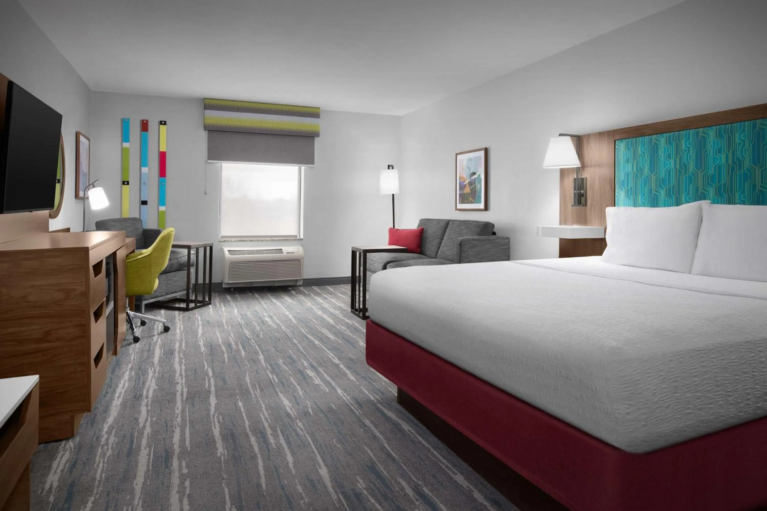 Bed in Hampton Inn Yorkville