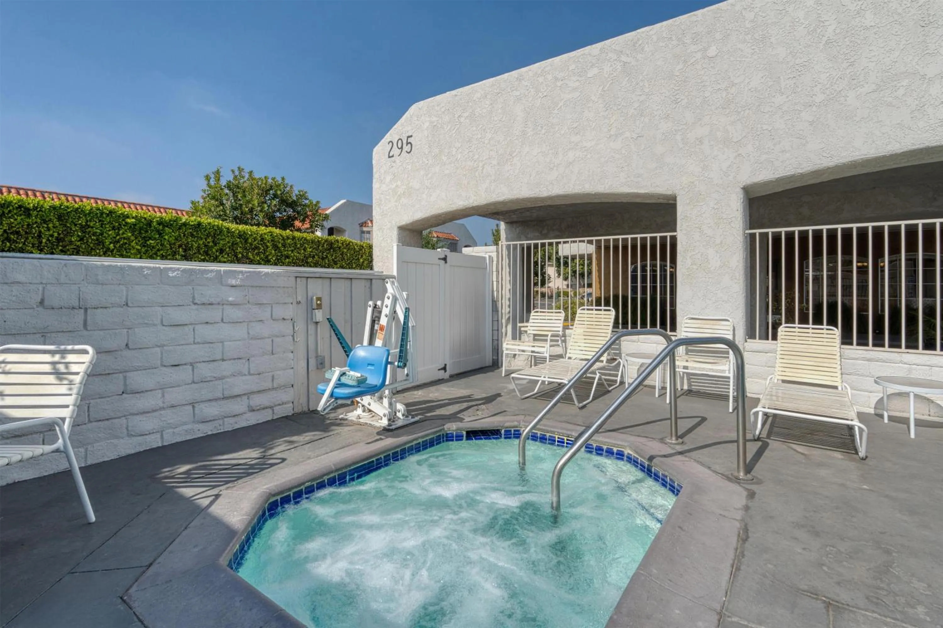 Pool view in SureStay Hotel by Best Western Camarillo