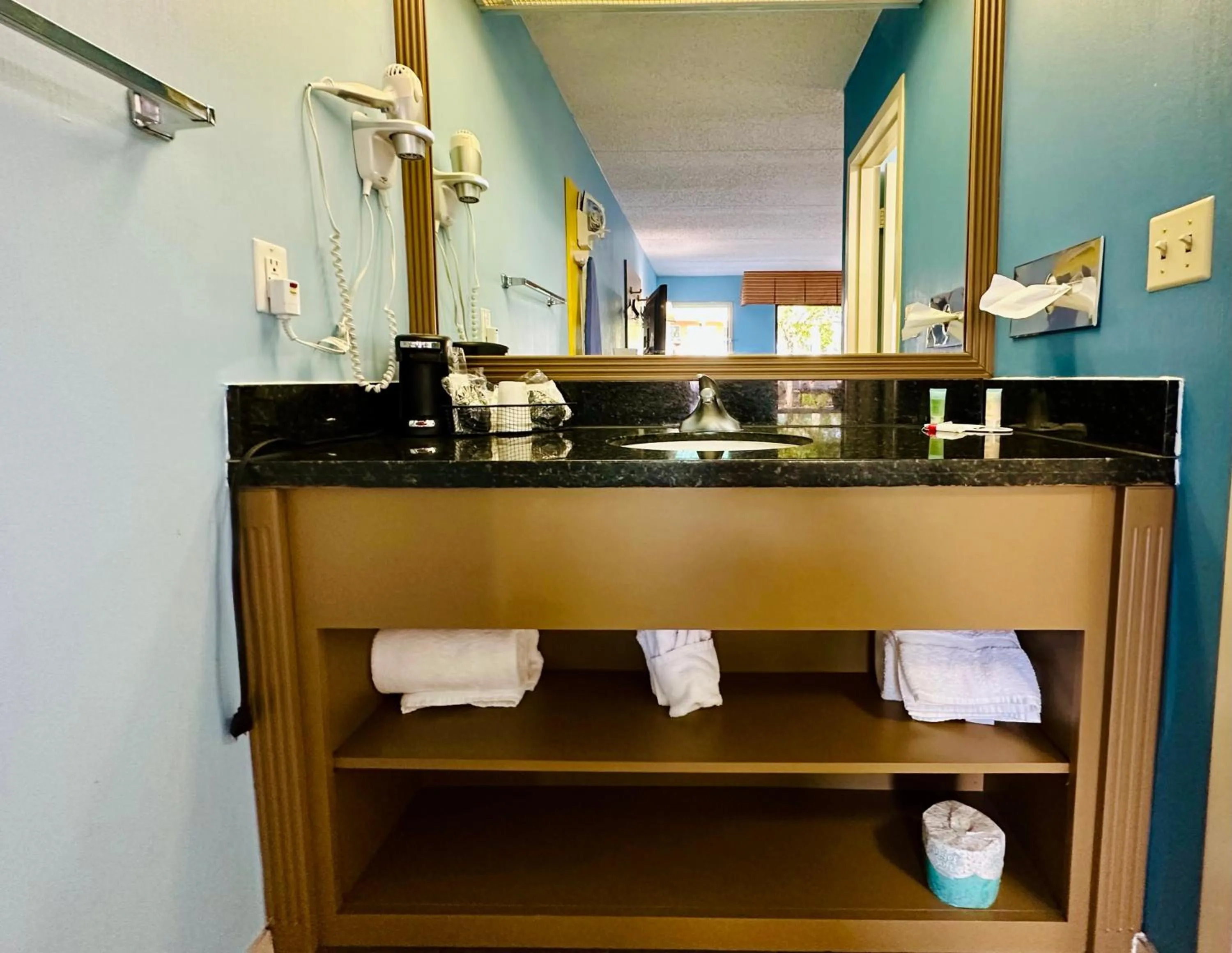 Bathroom in Days Inn by Wyndham Las Cruces