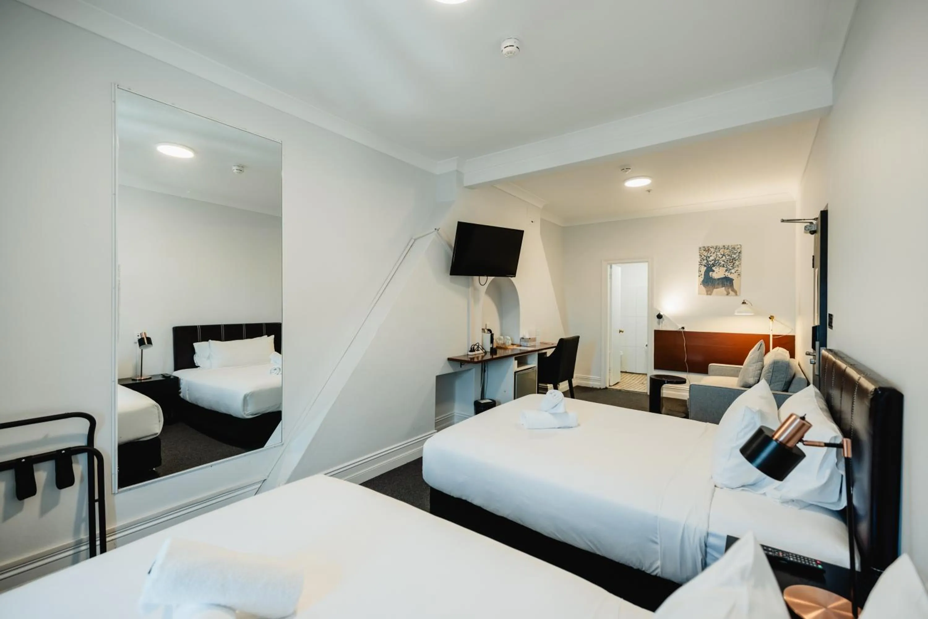 Bedroom, Bed in Newtown Cozy Stays