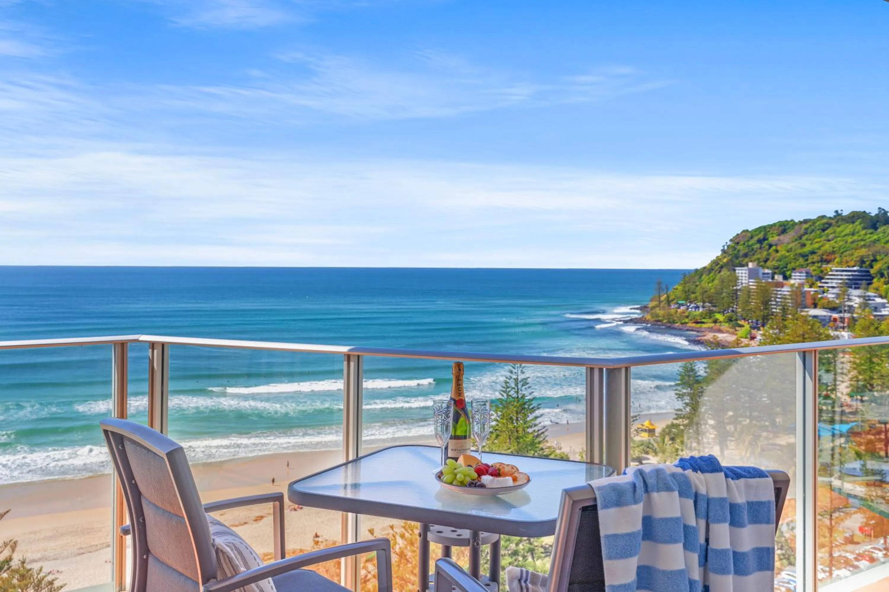 Balcony/Terrace in Pacific Regis Beachfront Holiday Apartments