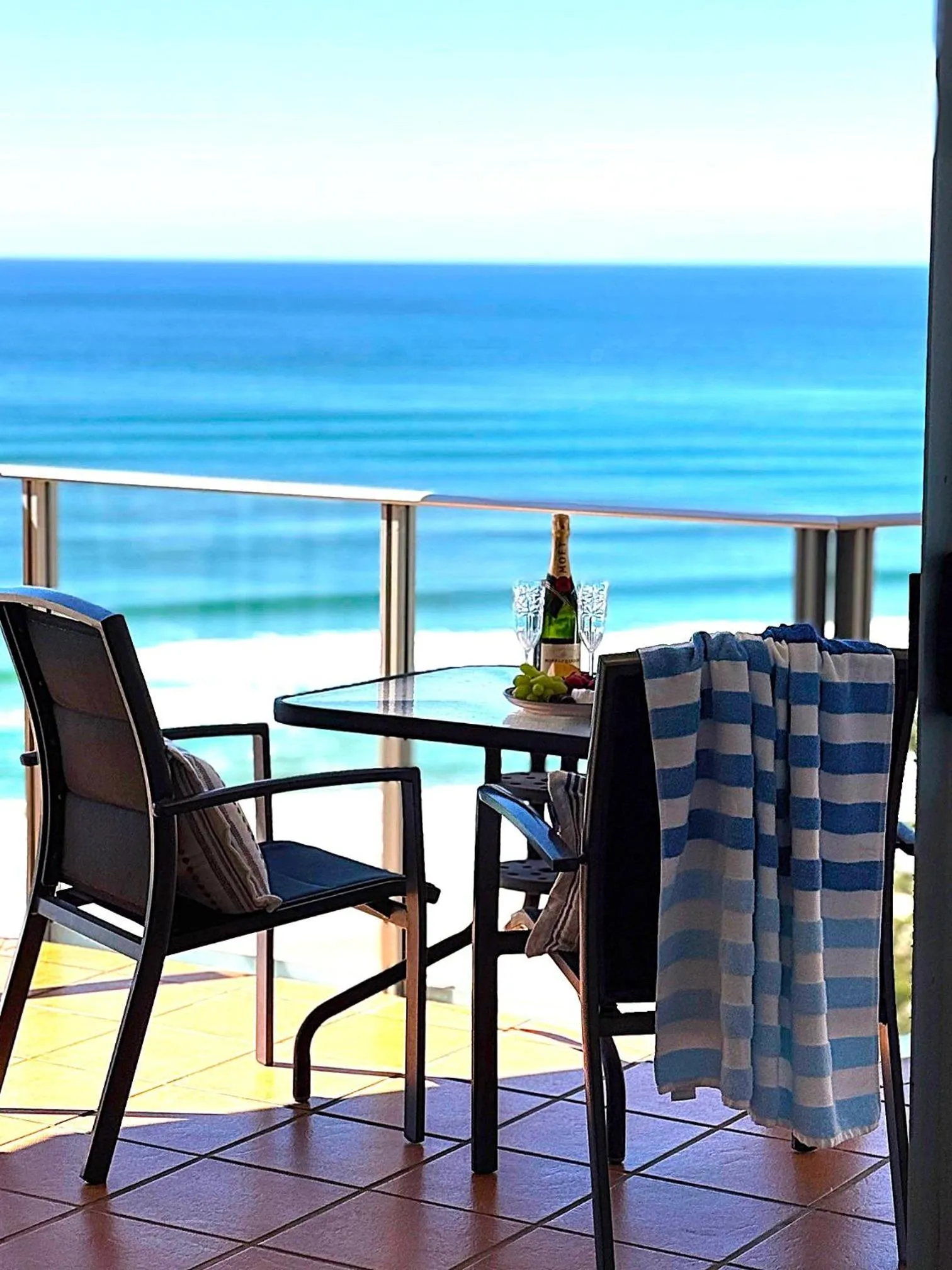 Balcony/Terrace in Pacific Regis Beachfront Holiday Apartments