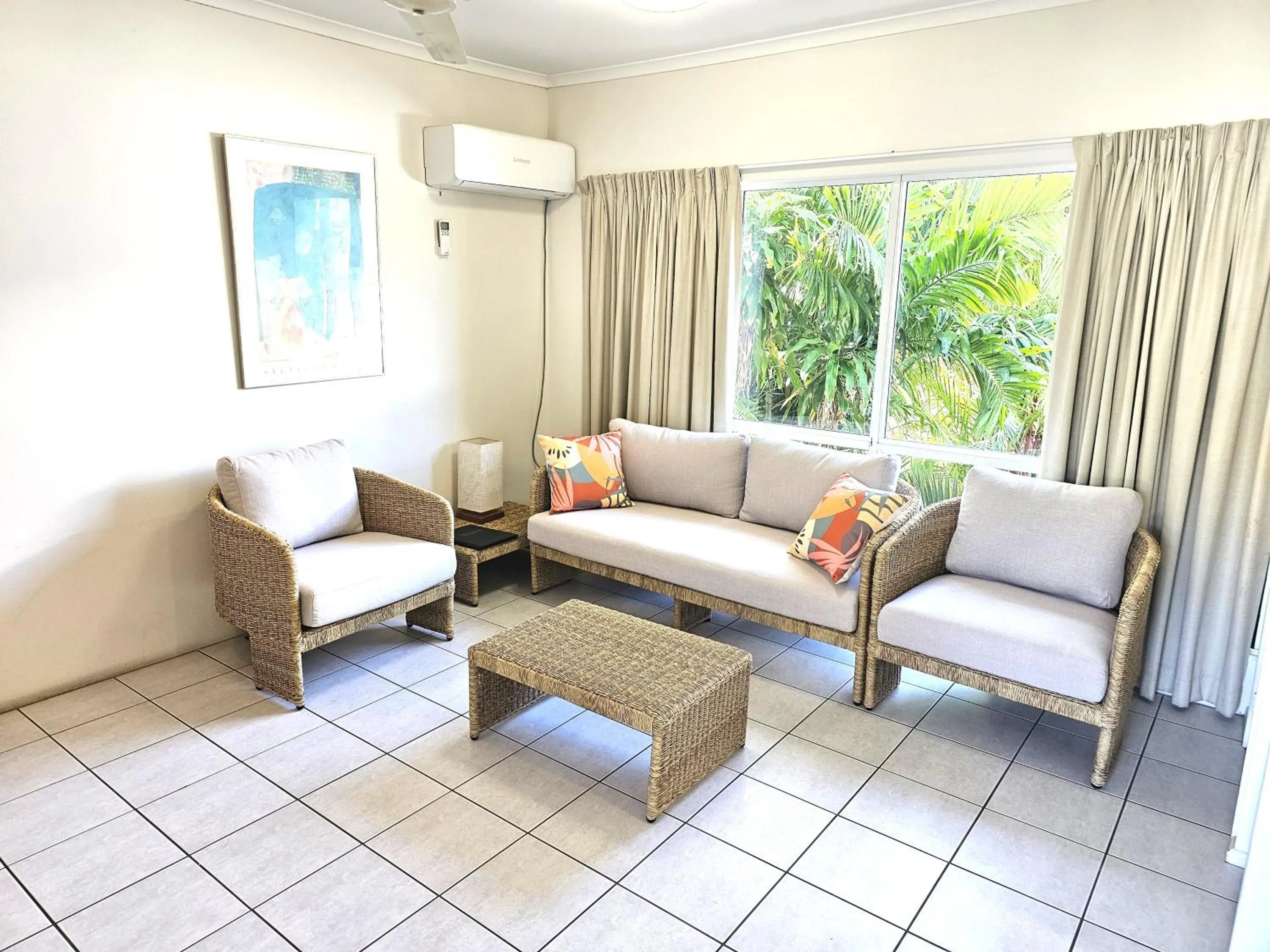 Living room in Mango Tree Holiday Apartments