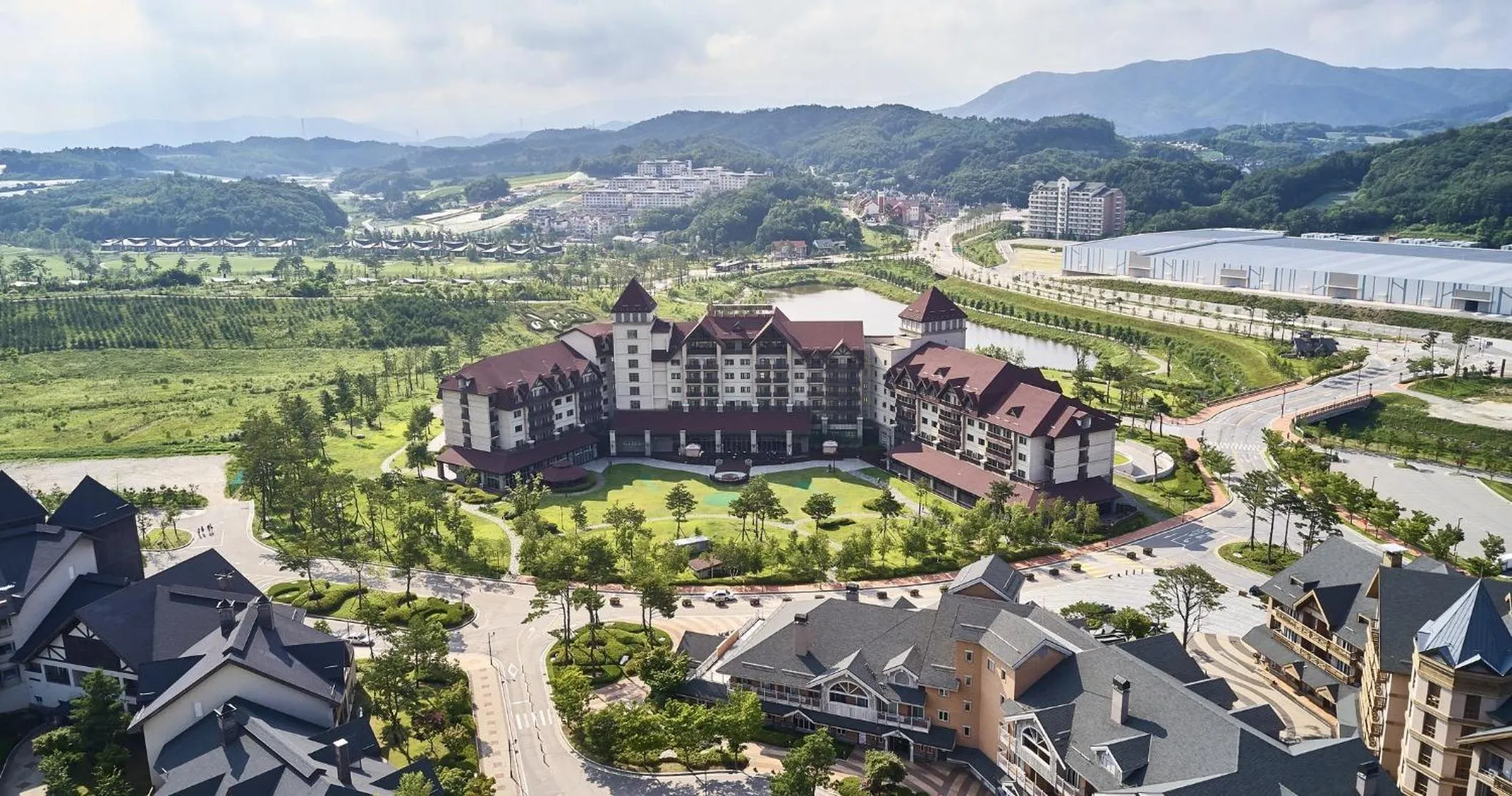 Property building in Intercontinental Alpensia Pyeongchang Resort by IHG