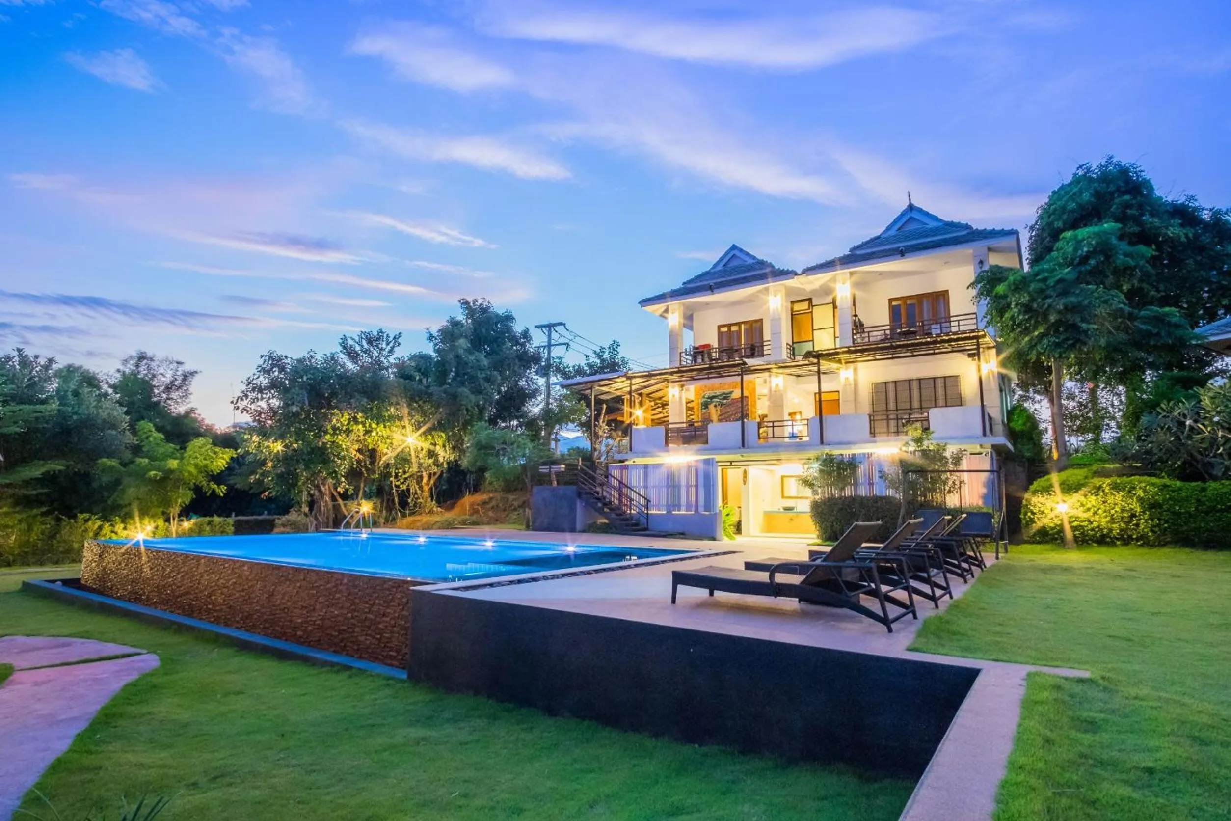 Garden view in Pai Vieng Fah Resort