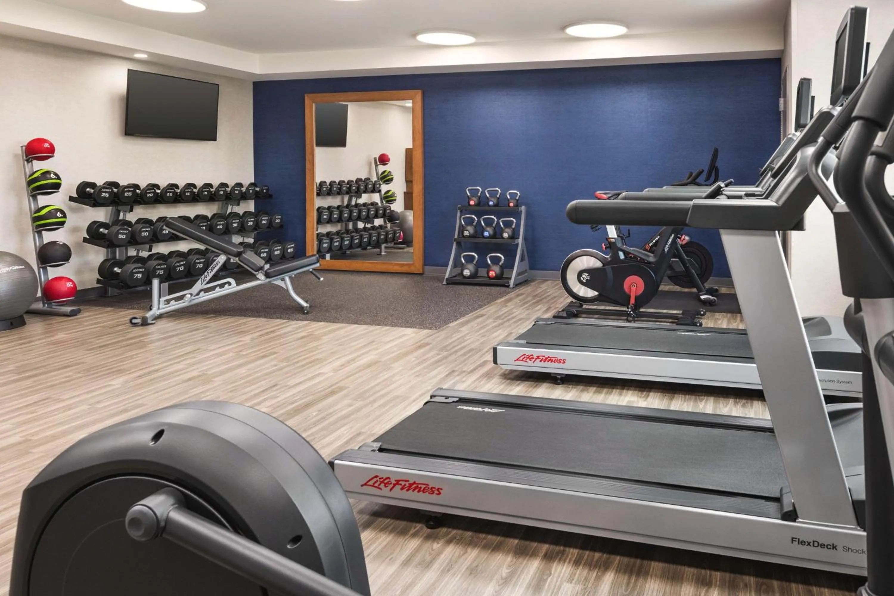 Fitness centre/facilities in Hampton Inn Chicago-O'Hare International Airport