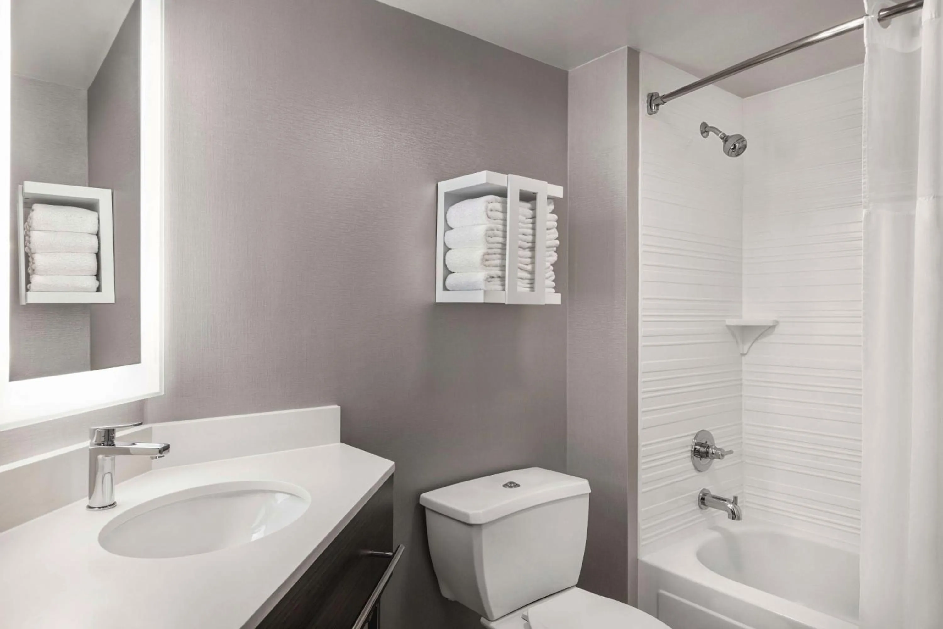 Bathroom in Hampton Inn Chicago-O'Hare International Airport