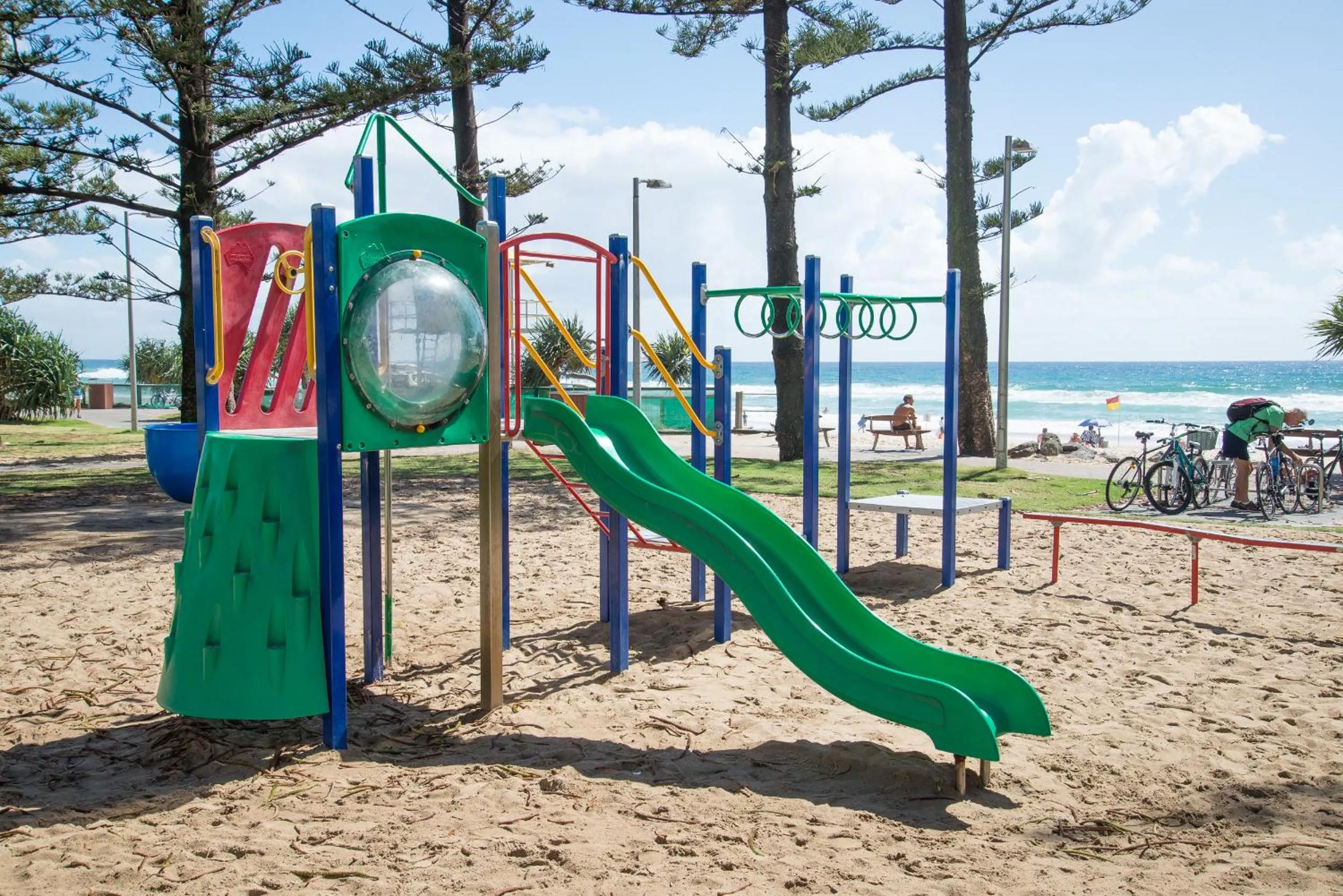 Children play ground in Wyuna Beachfront Holiday Apartments