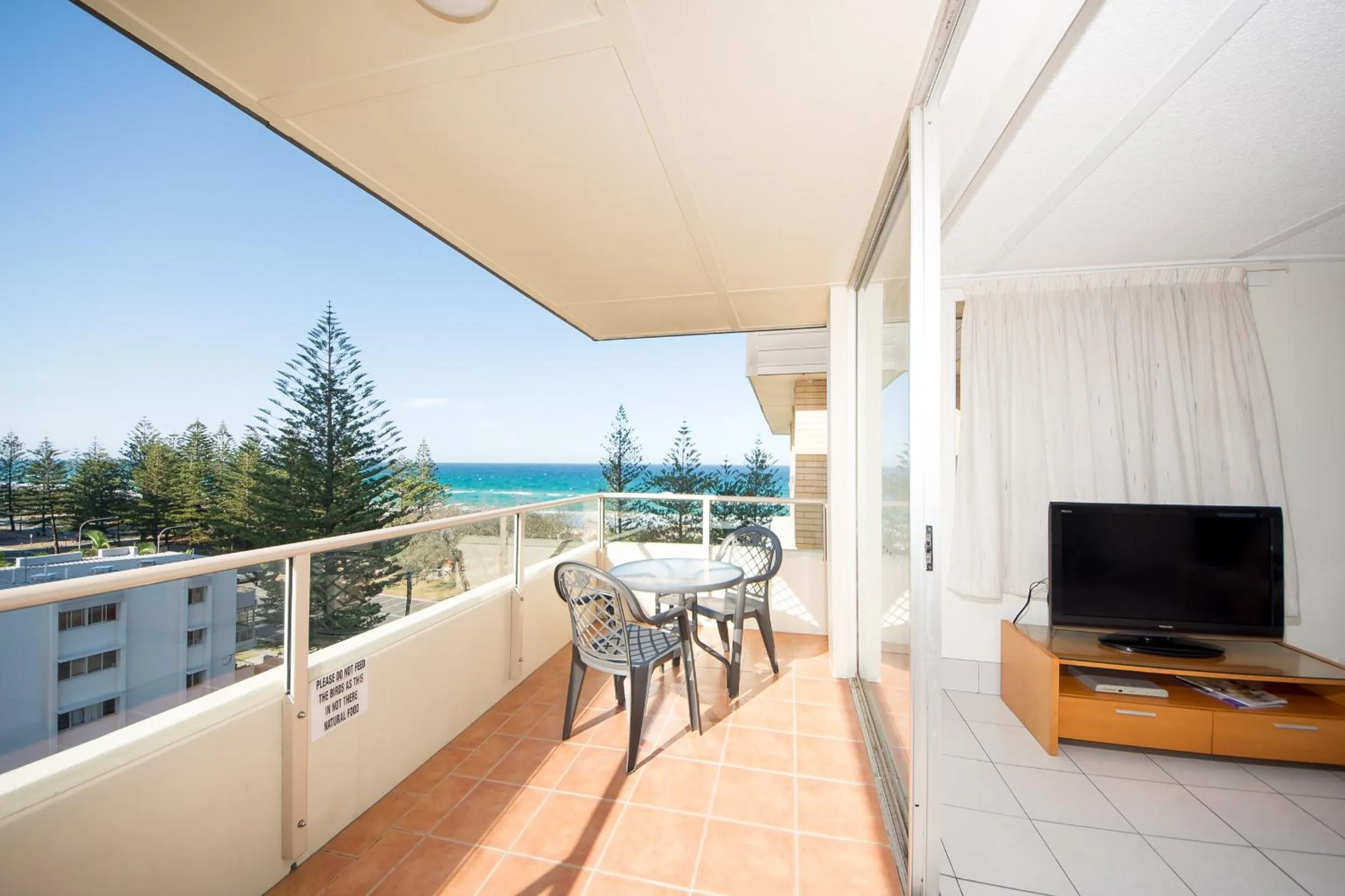Balcony/Terrace in Wyuna Beachfront Holiday Apartments