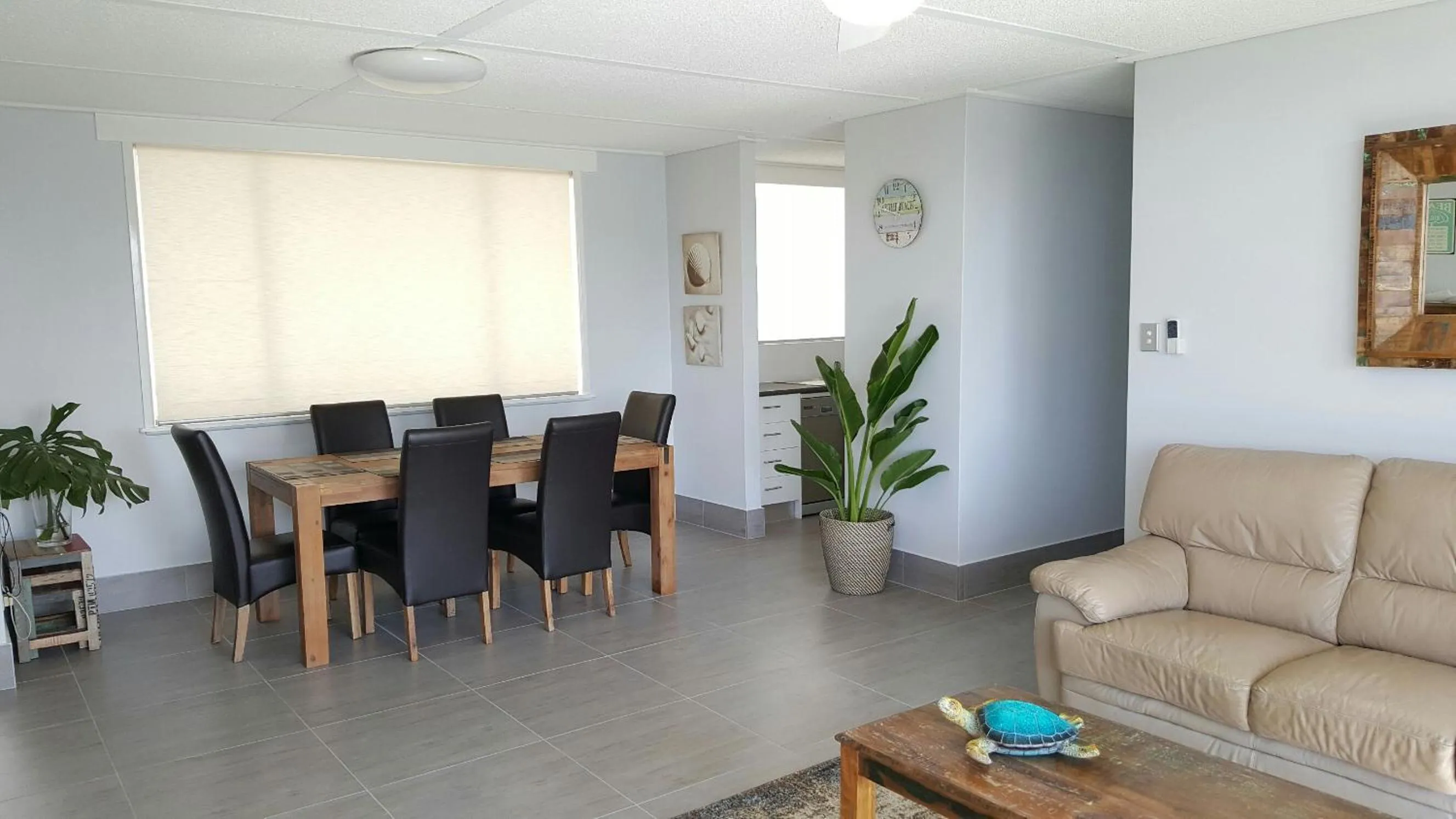 Living room in Wyuna Beachfront Holiday Apartments
