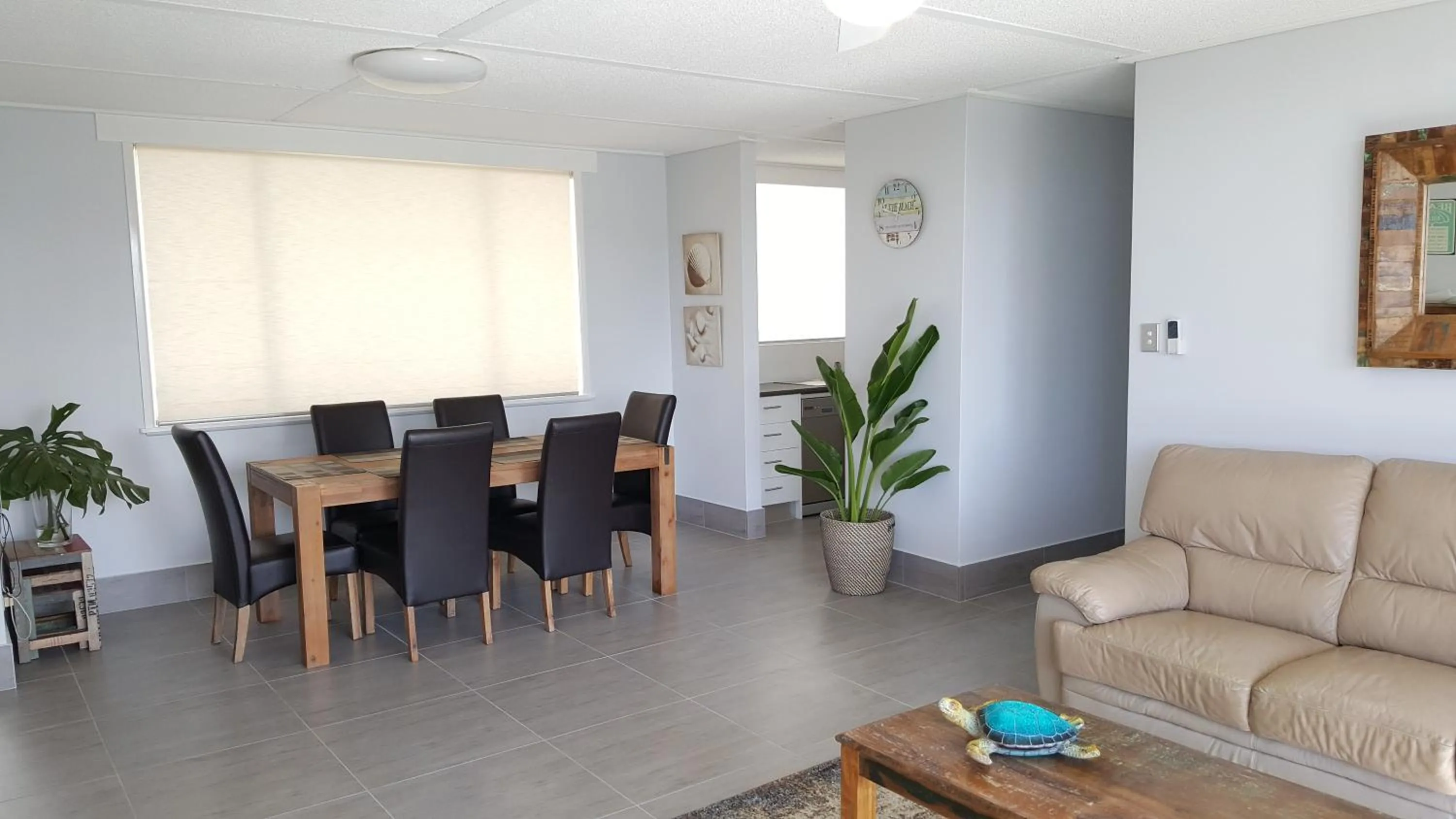 Living room in Wyuna Beachfront Holiday Apartments