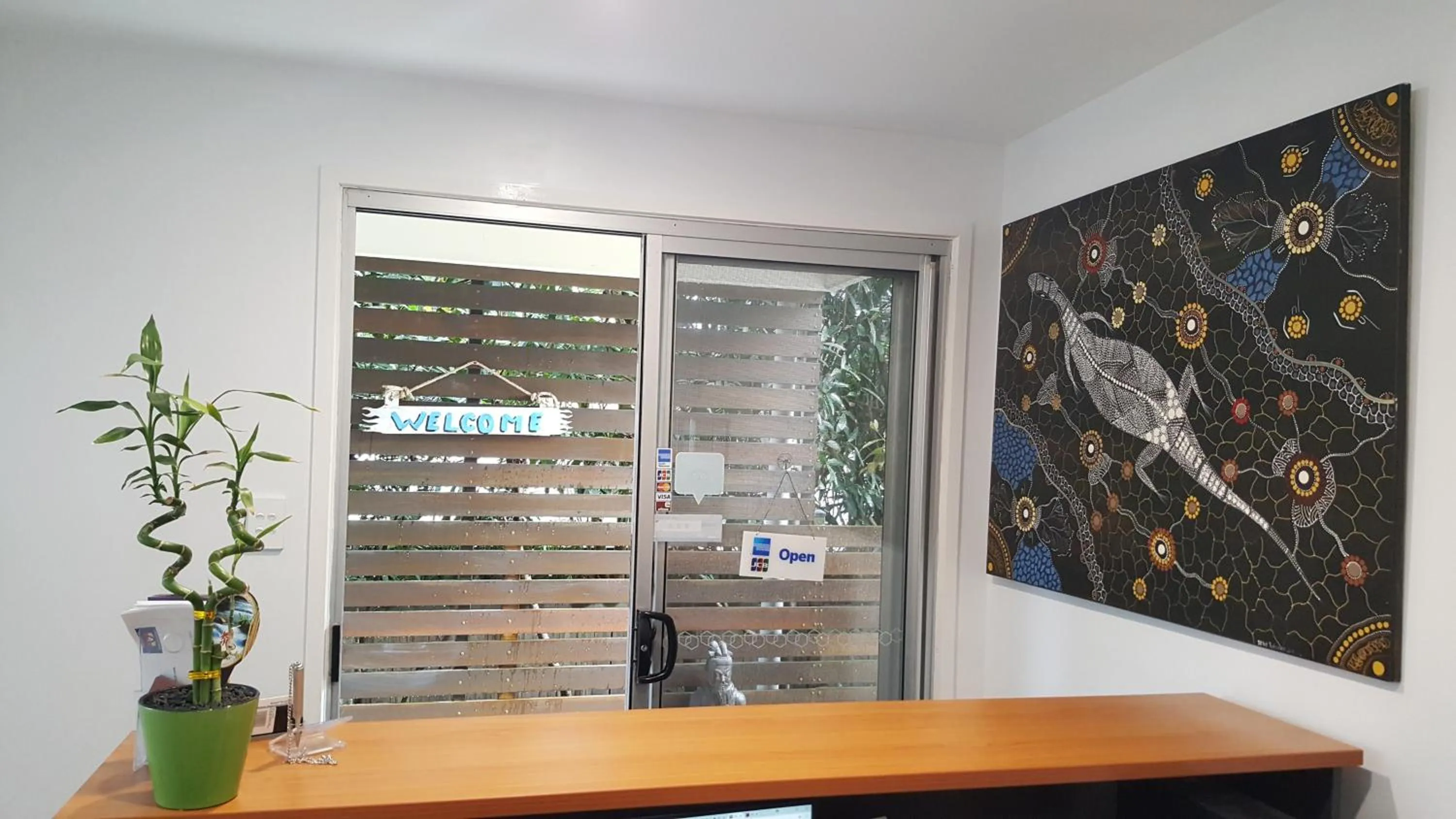 Lobby or reception in Wyuna Beachfront Holiday Apartments