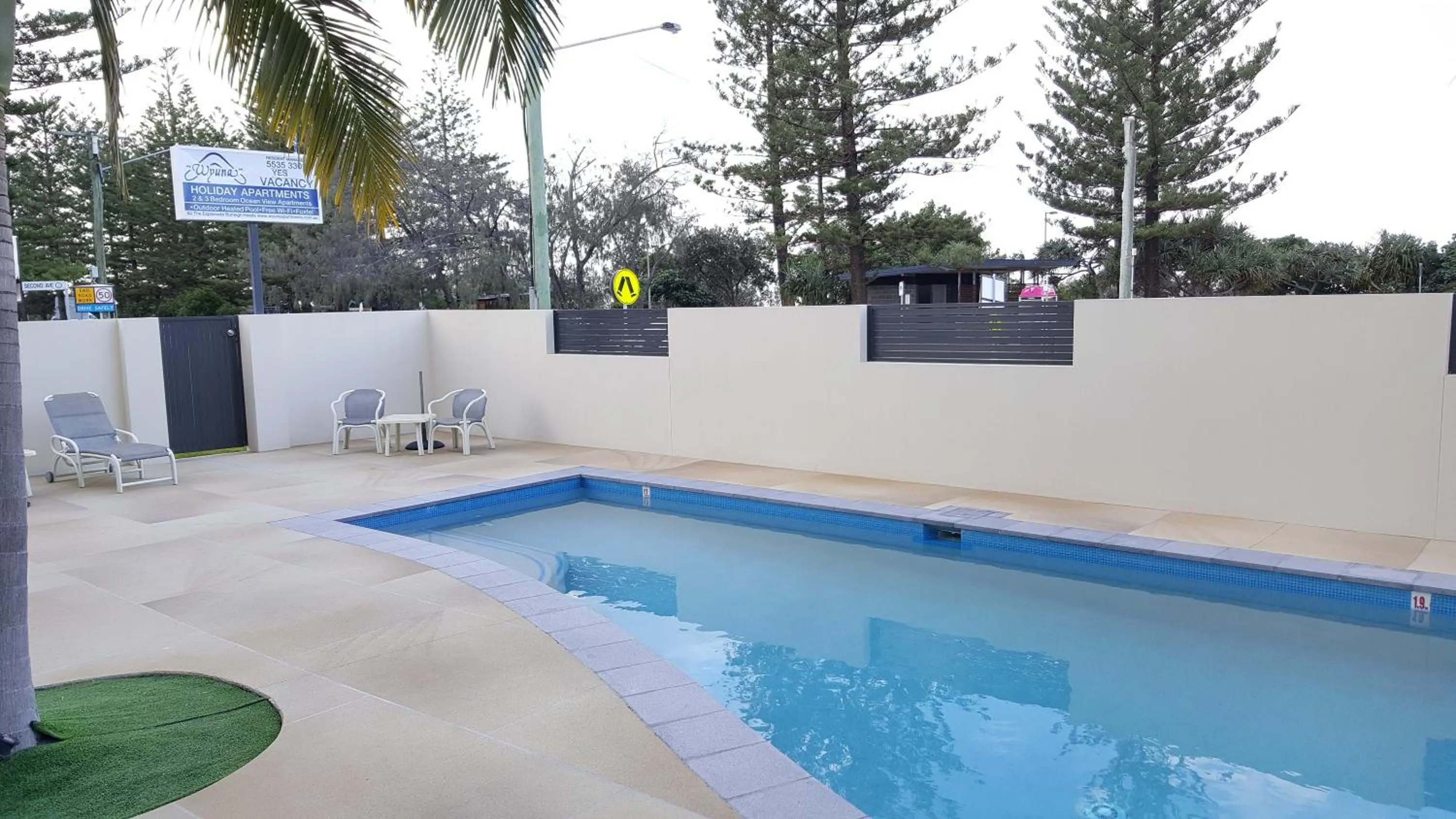 Swimming pool in Wyuna Beachfront Holiday Apartments
