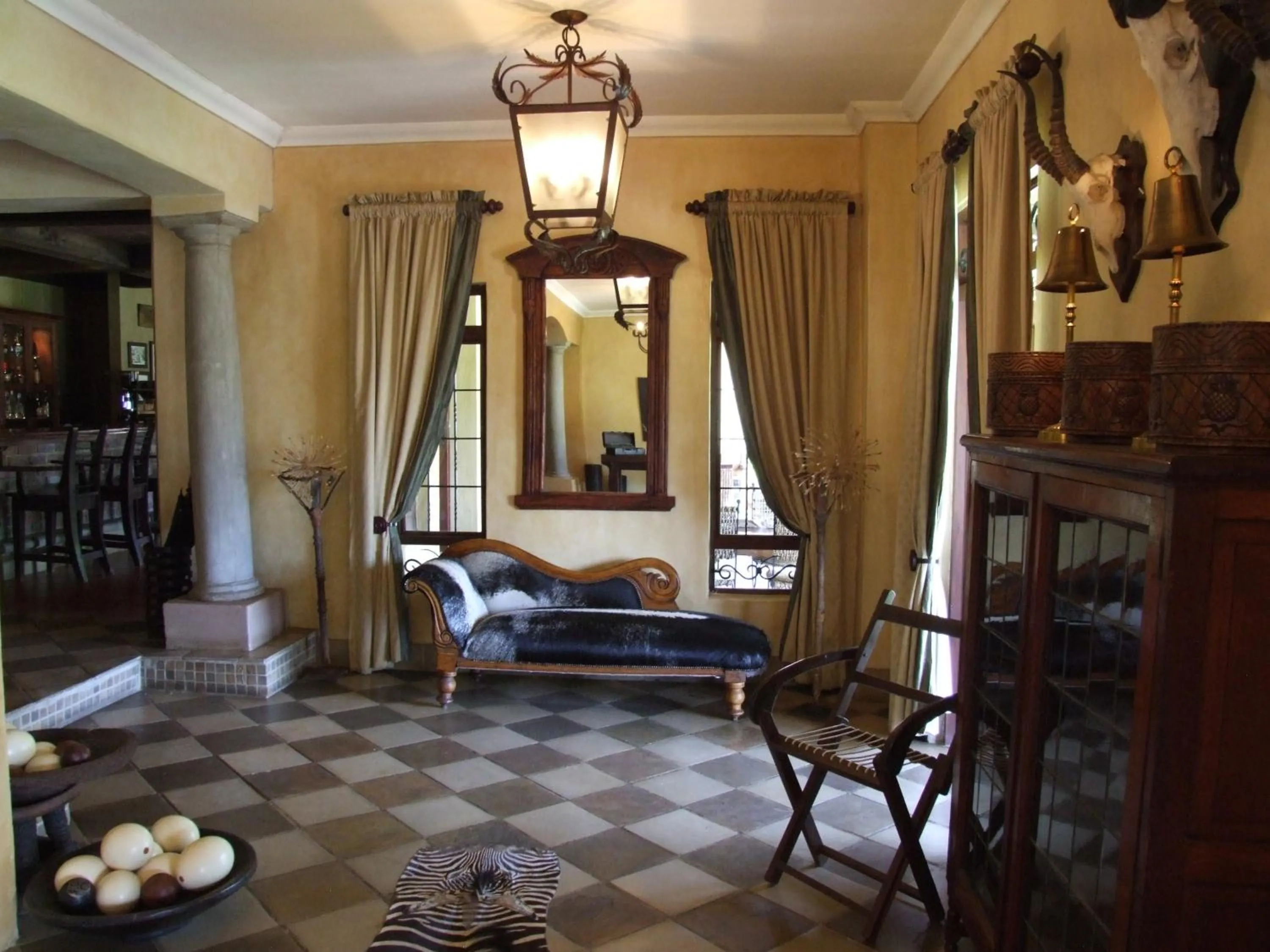 Lobby or reception in Dawsons Game Lodge