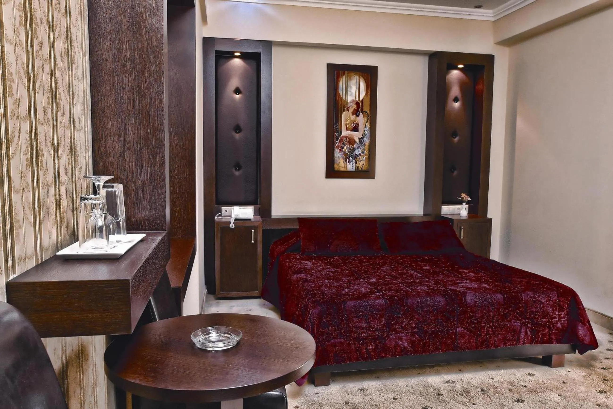 Bed in Phaidon Hotel & Spa