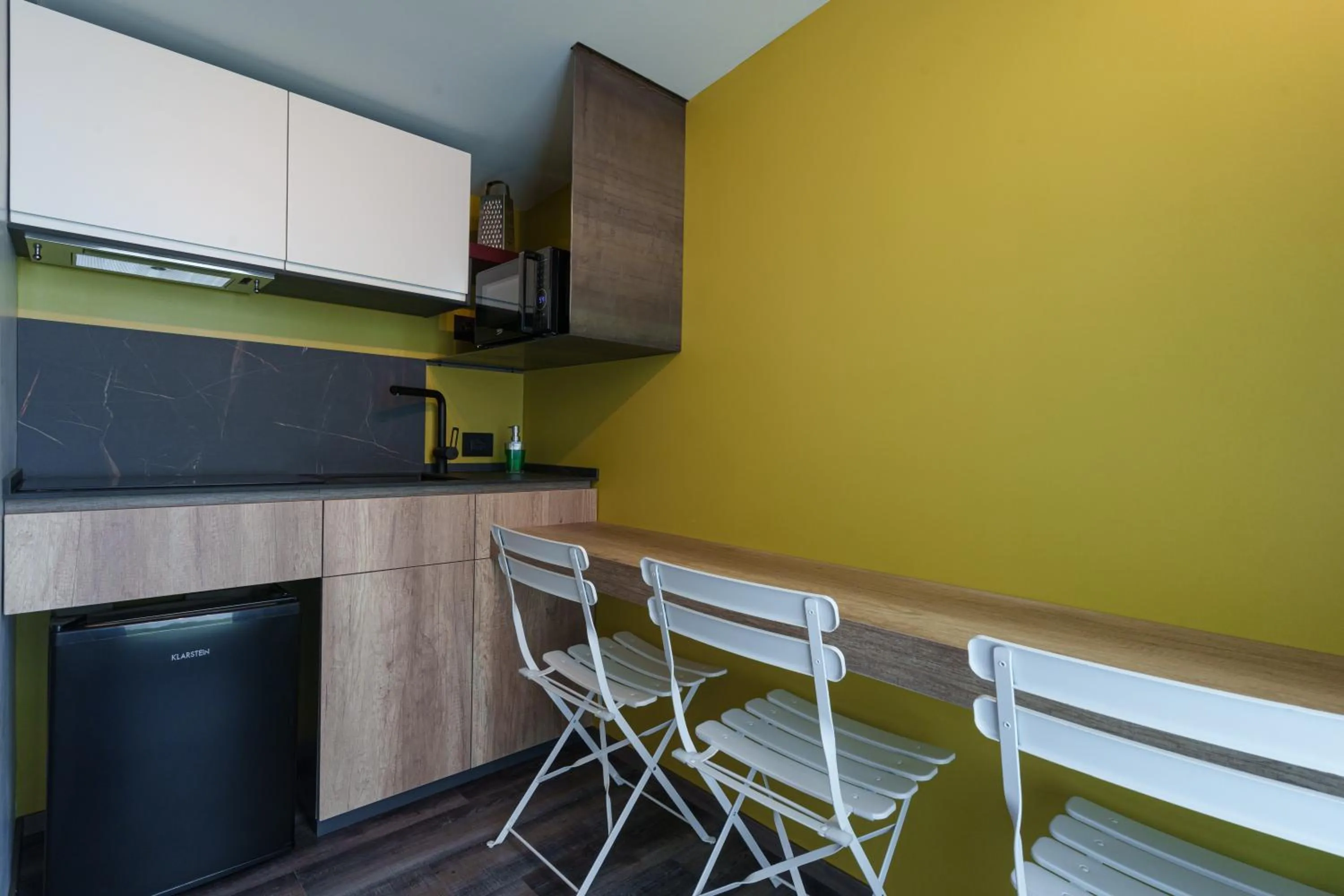 kitchen in Design Hotel Astra B&B