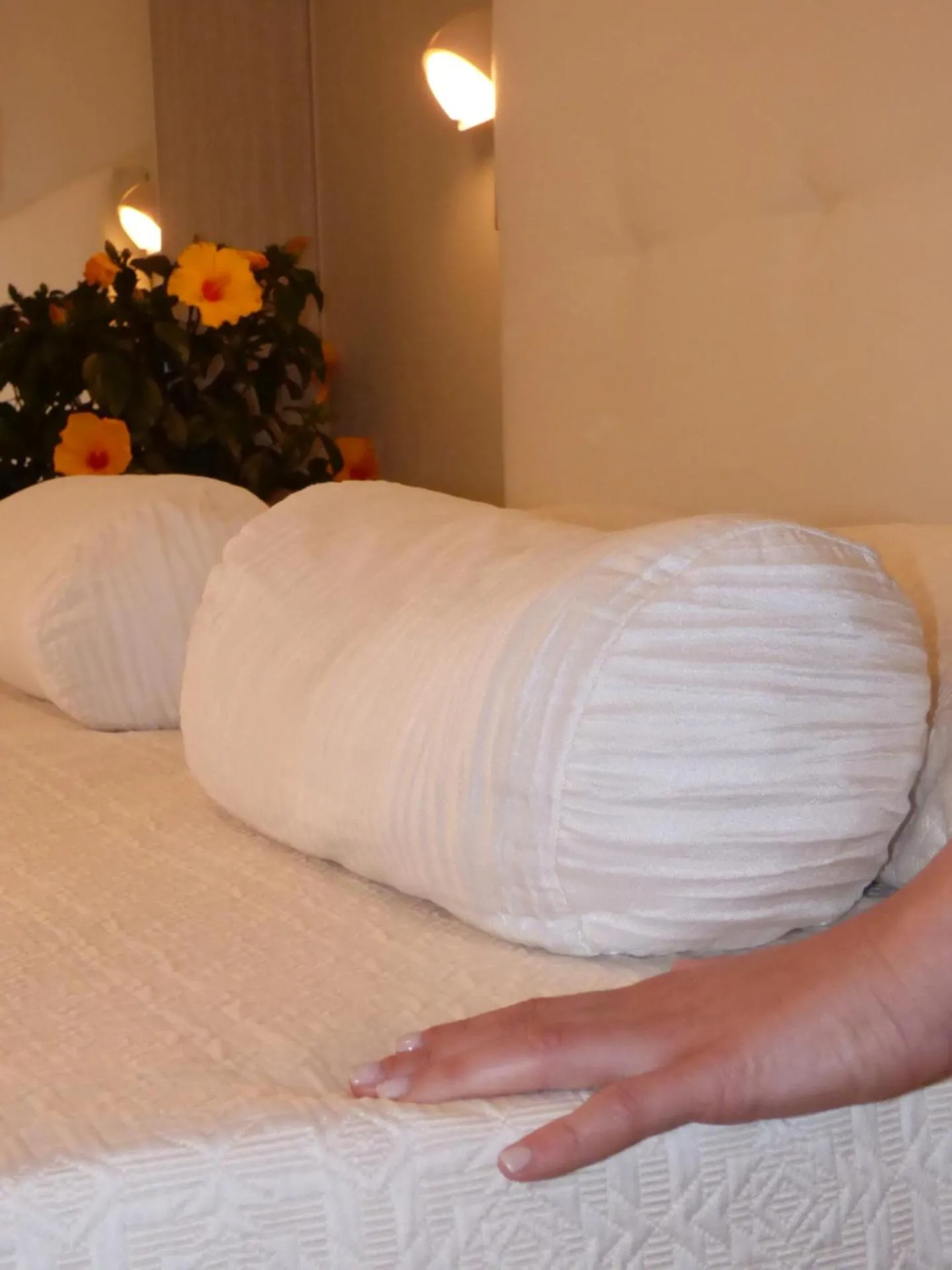 Decorative detail, Bed in Design Hotel Astra B&B