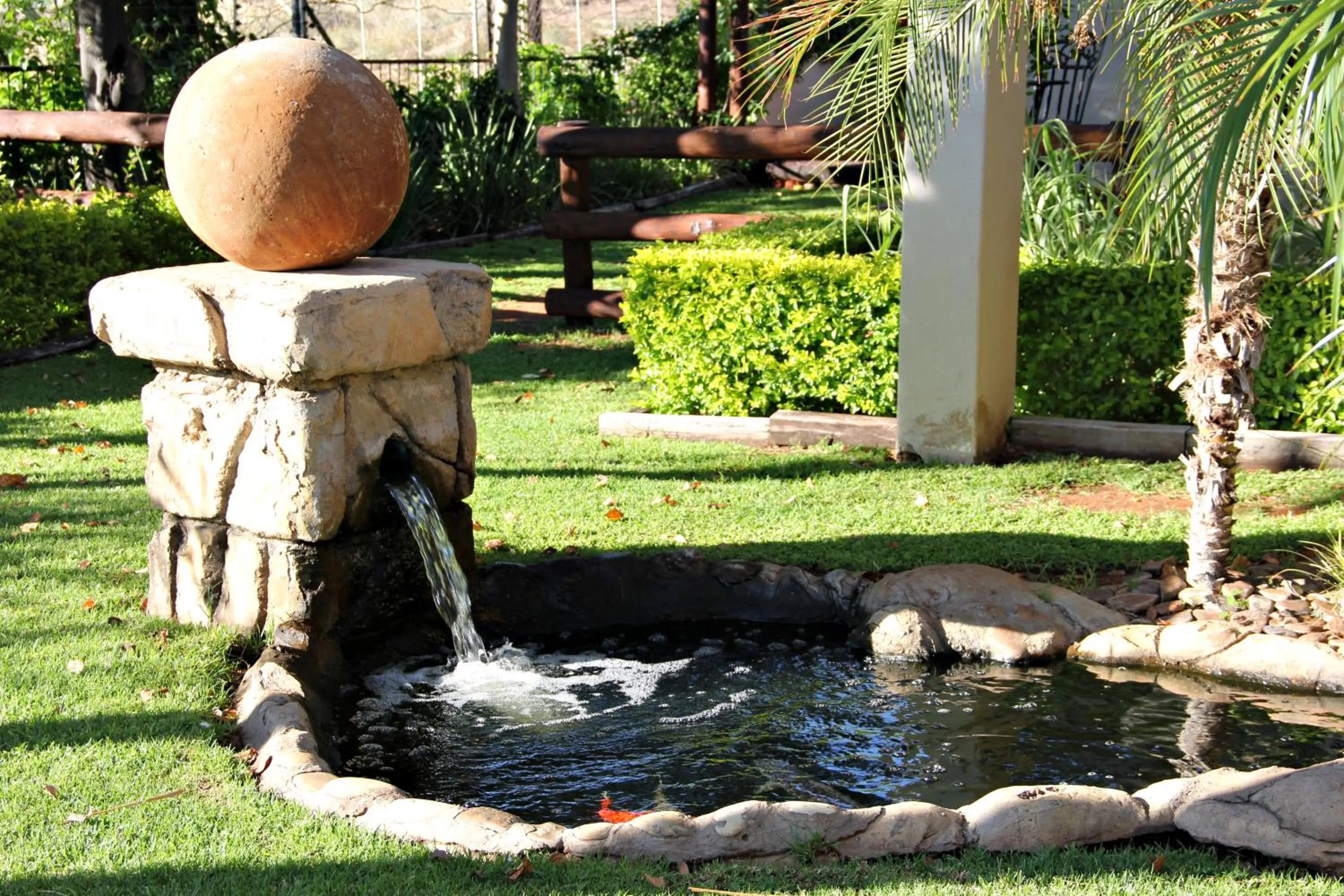 Garden view in Browns Manor