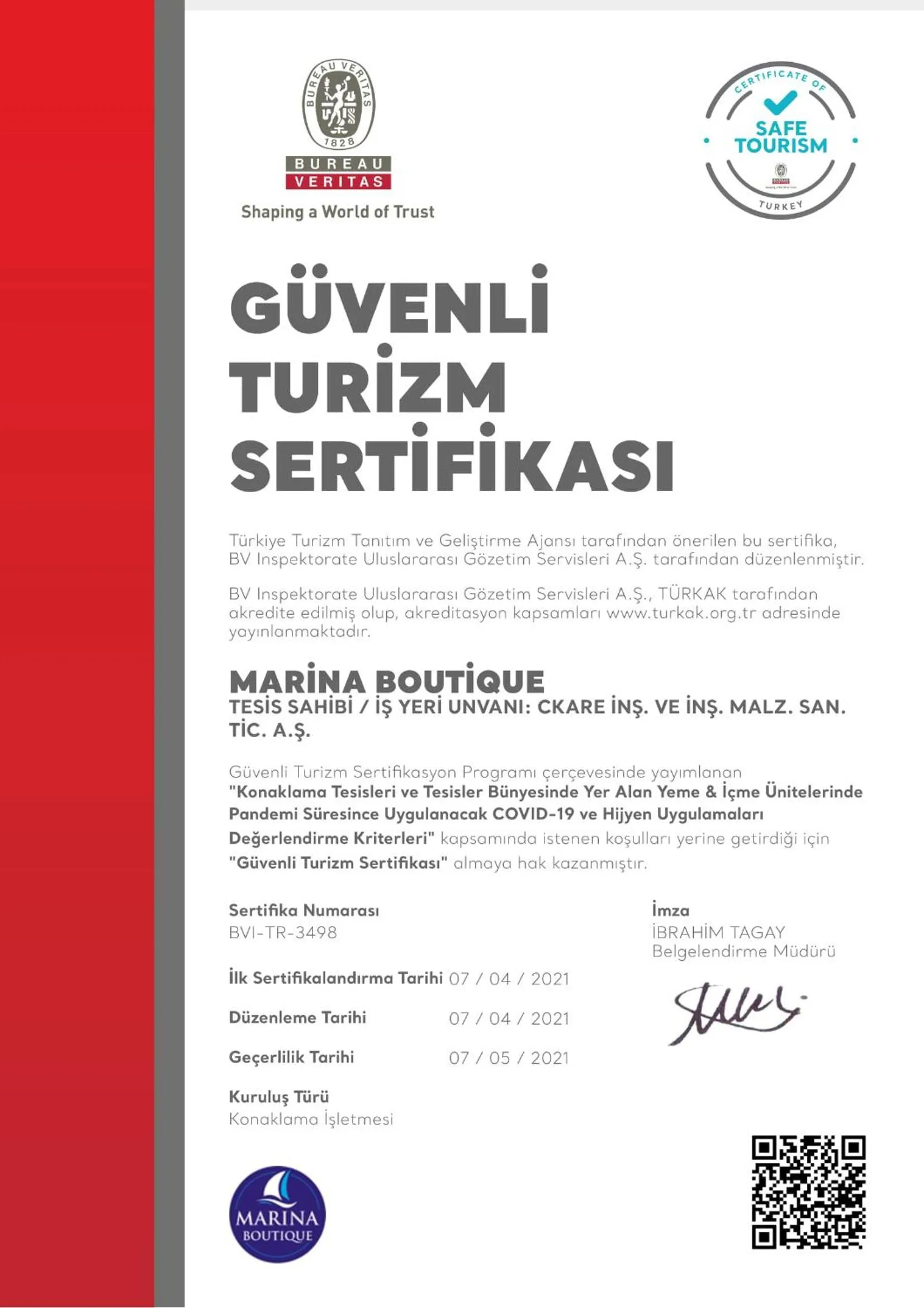 Property building in Marina Boutique Hotel