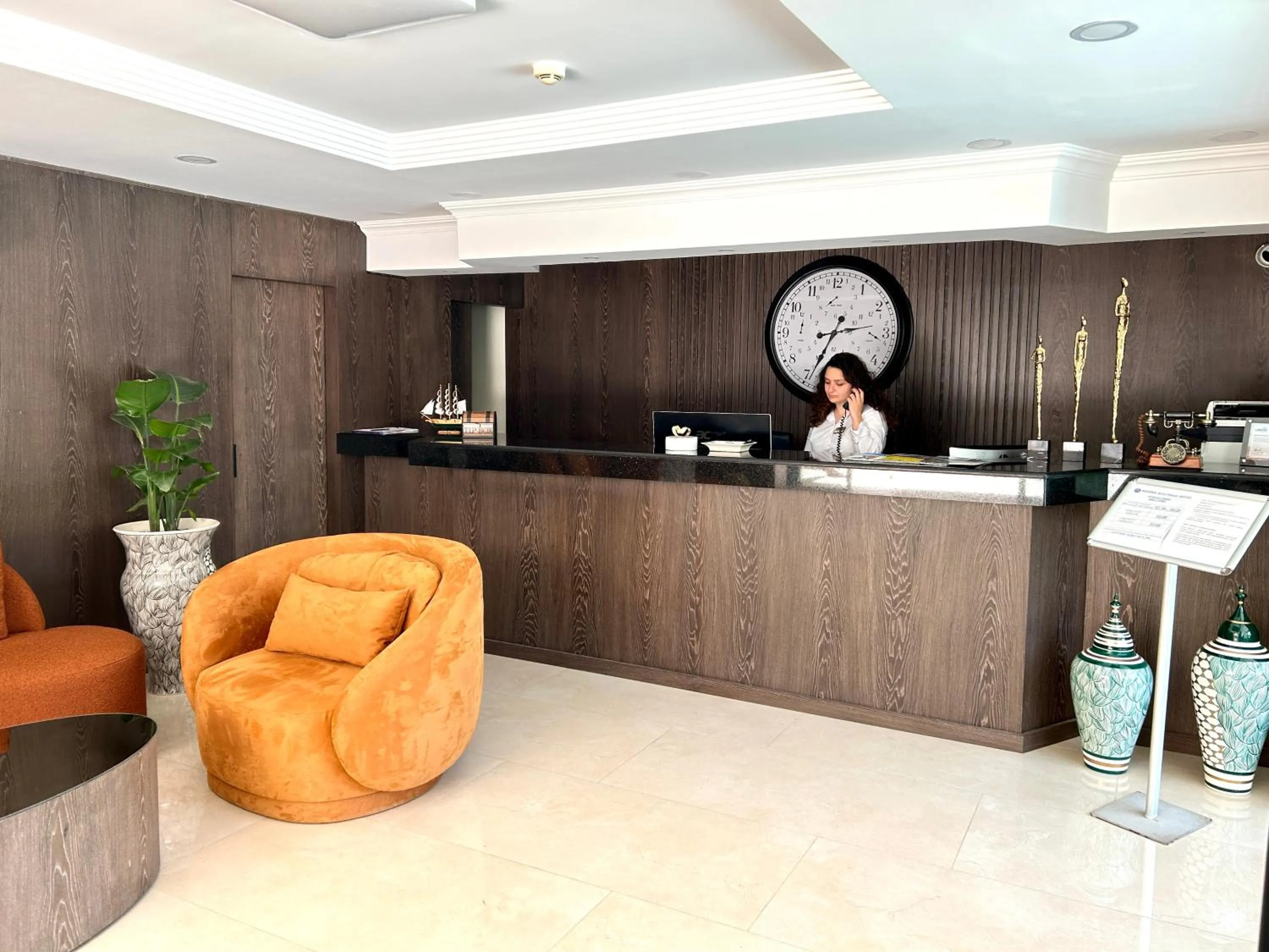 Lobby or reception in Marina Boutique Hotel