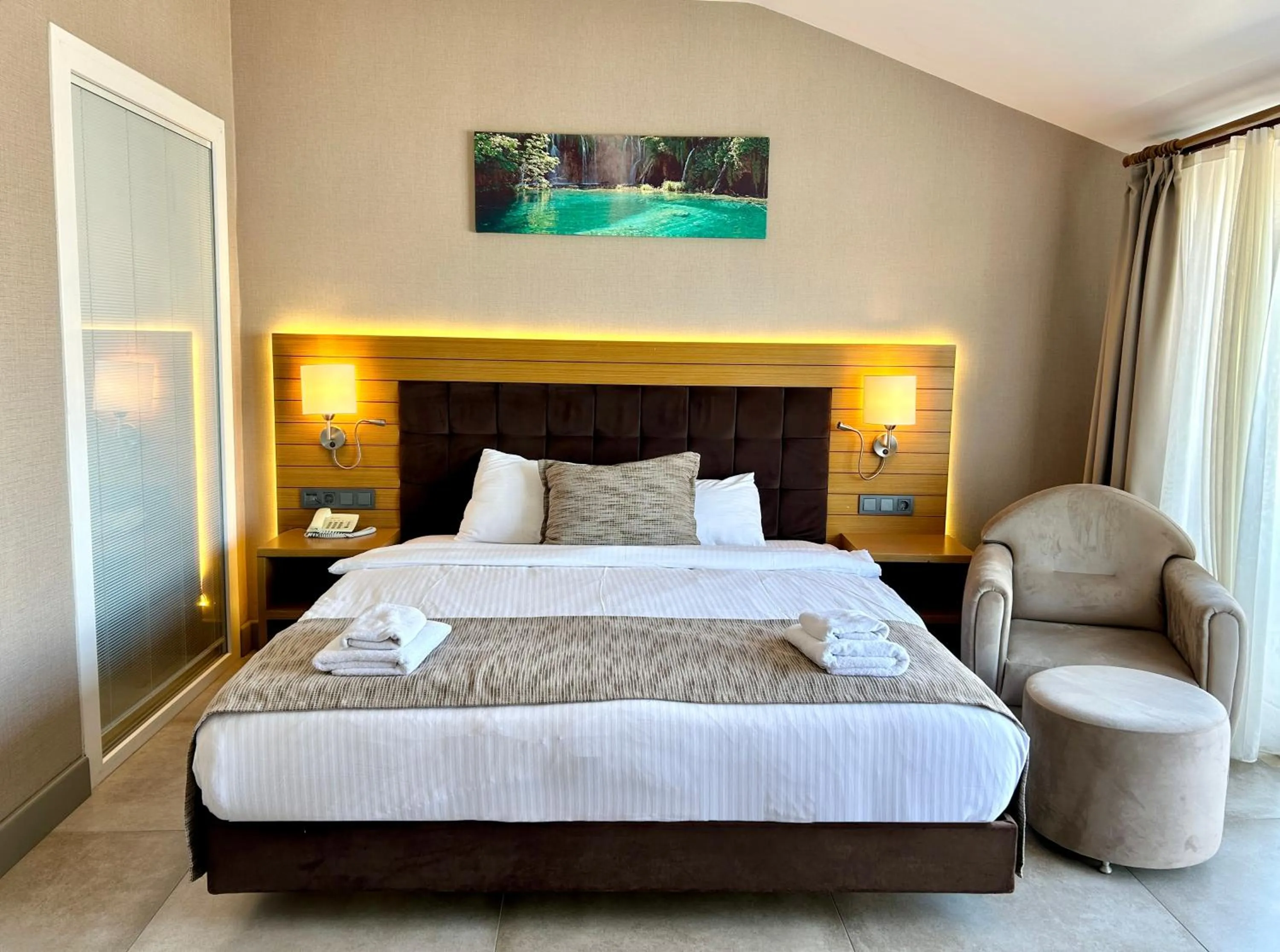 Bed in Marina Boutique Hotel