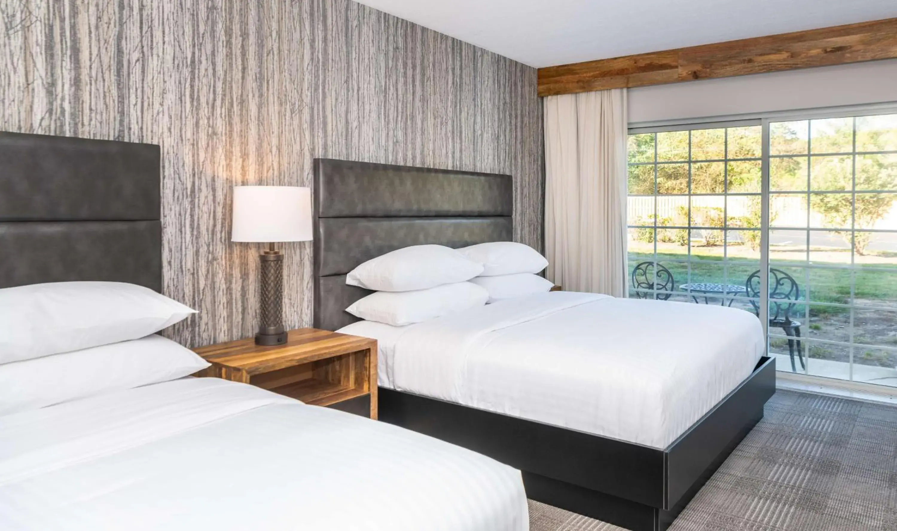 King Room with Two King Beds and Sofa Bed - Courtyard View in Cherry Valley Hotel King Room with Two King Beds and Sofa Bed - Courtyard View in Cherry Valley Hotel