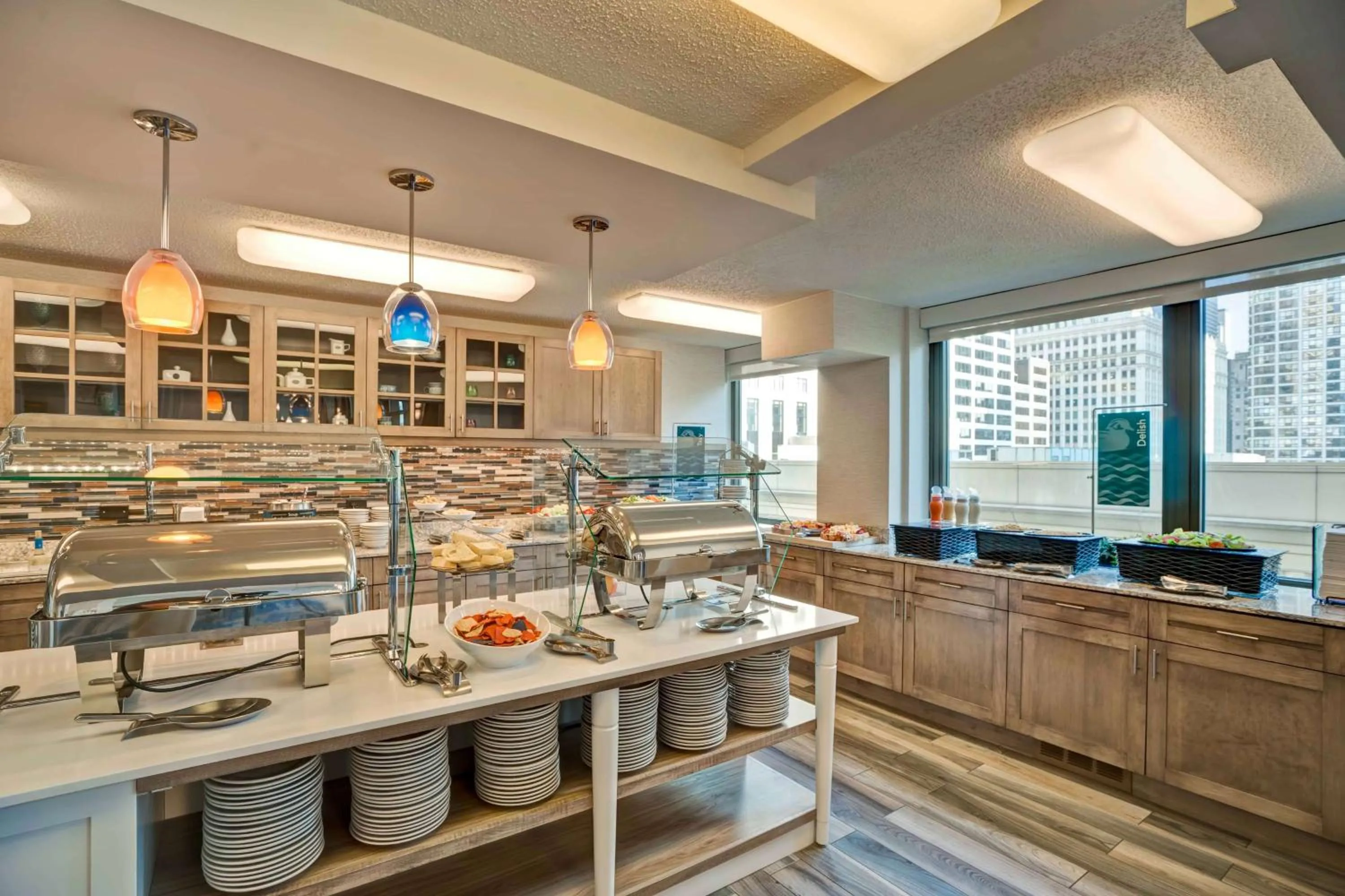 Food and drinks in Homewood Suites by Hilton Chicago-Downtown