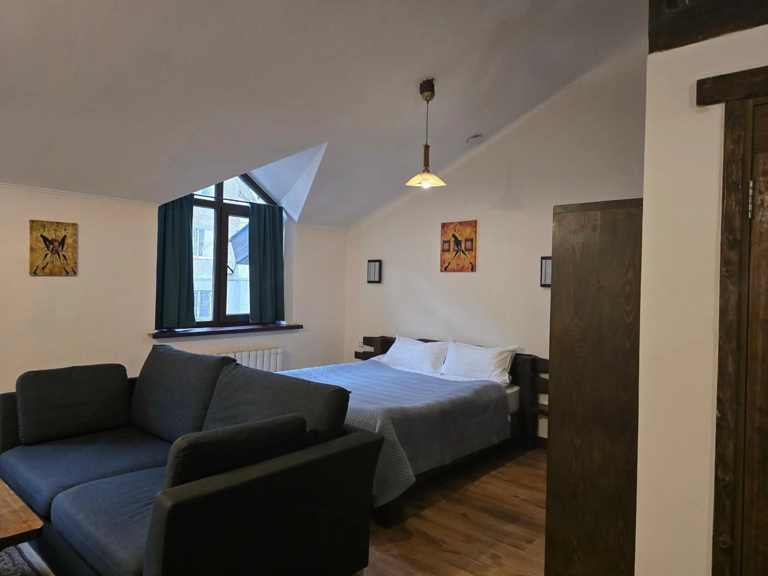 Bed in Saraishyq Hotel