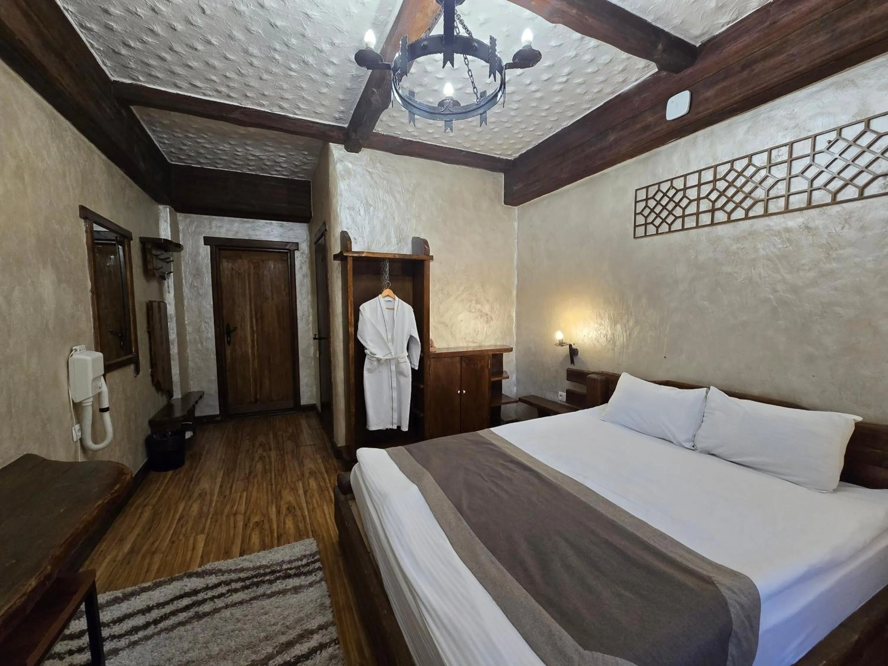 Bed in Saraishyq Hotel