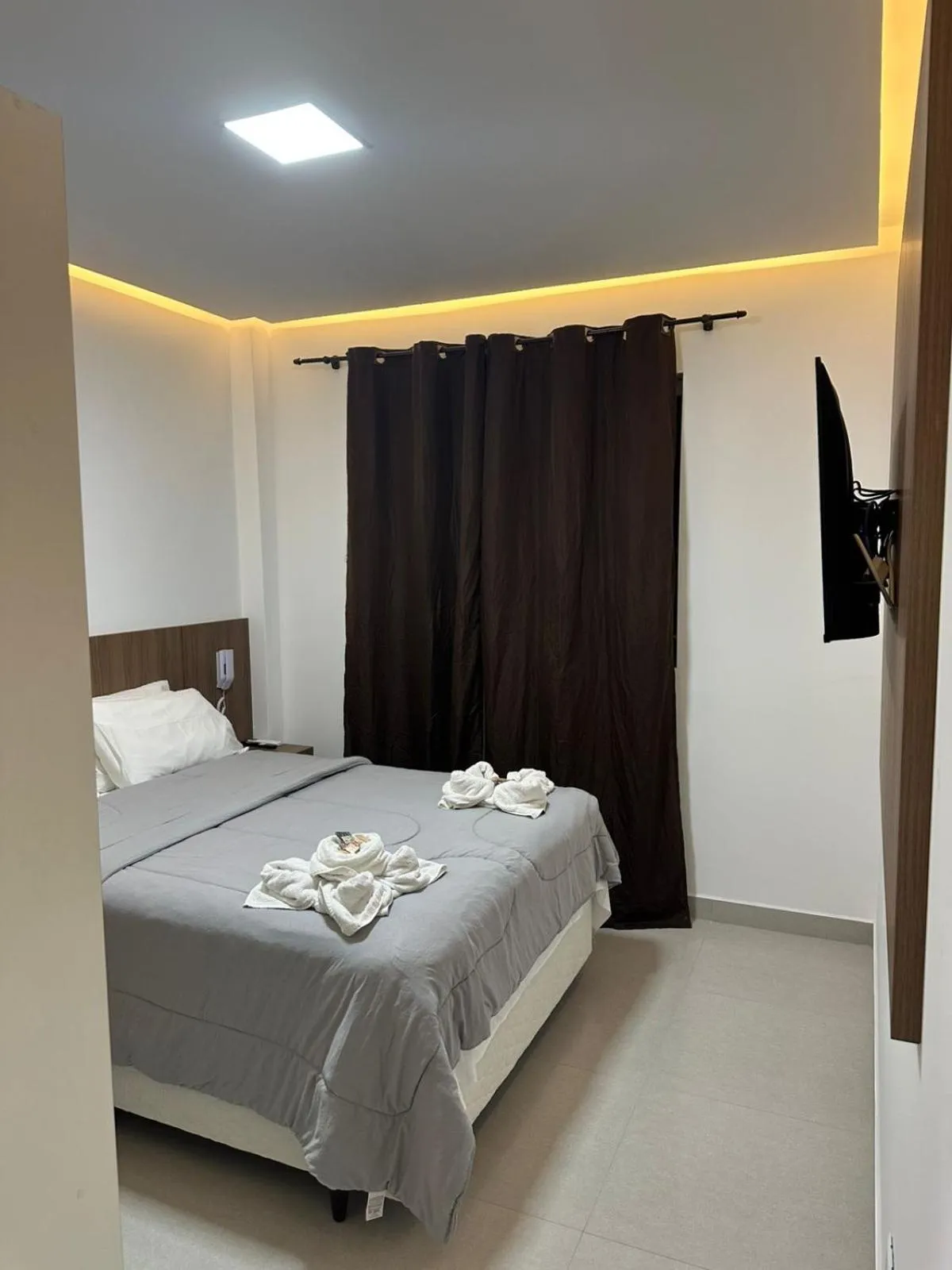 Bed in Pousada Vó Dena