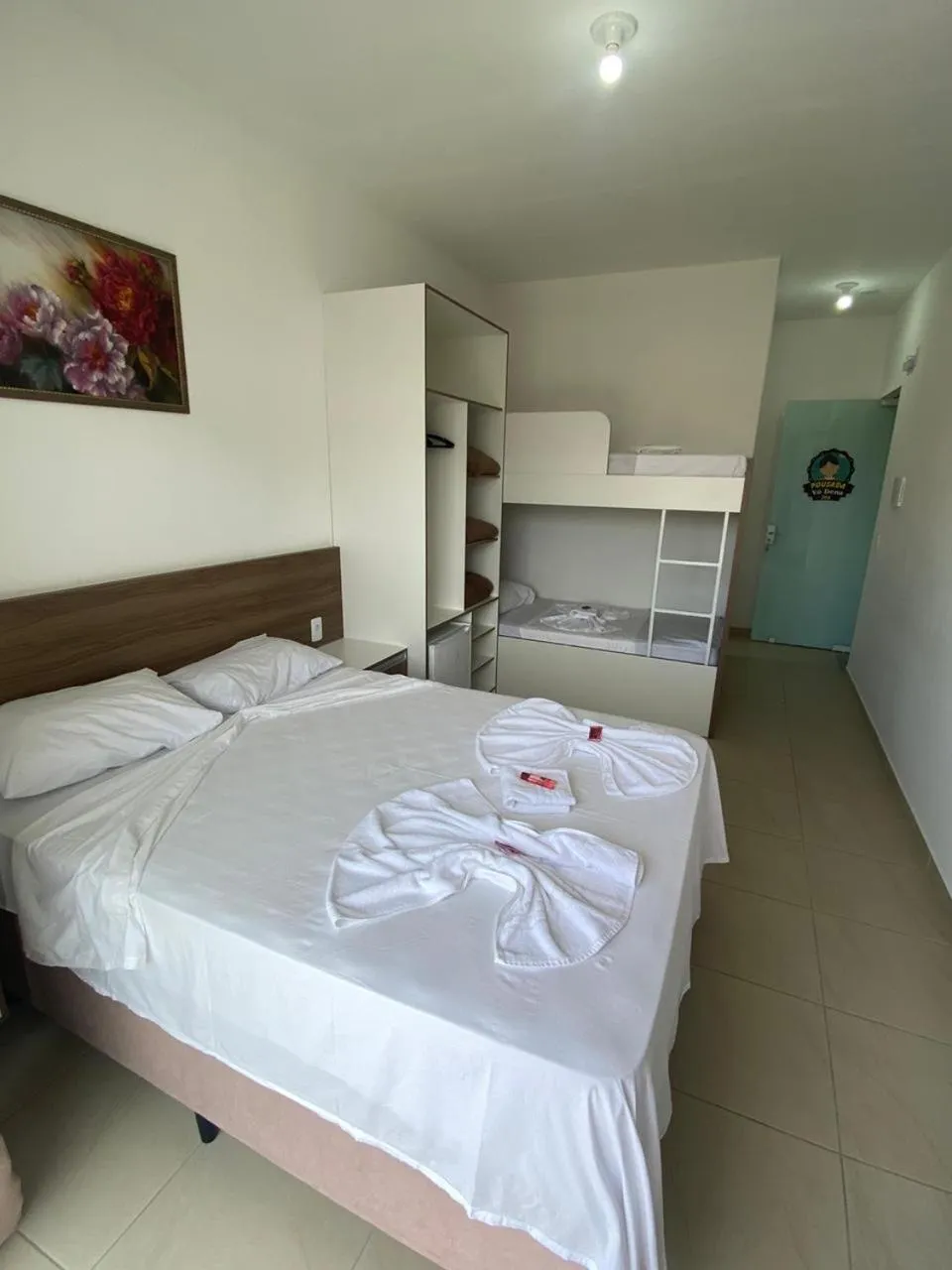 Bed in Pousada Vó Dena